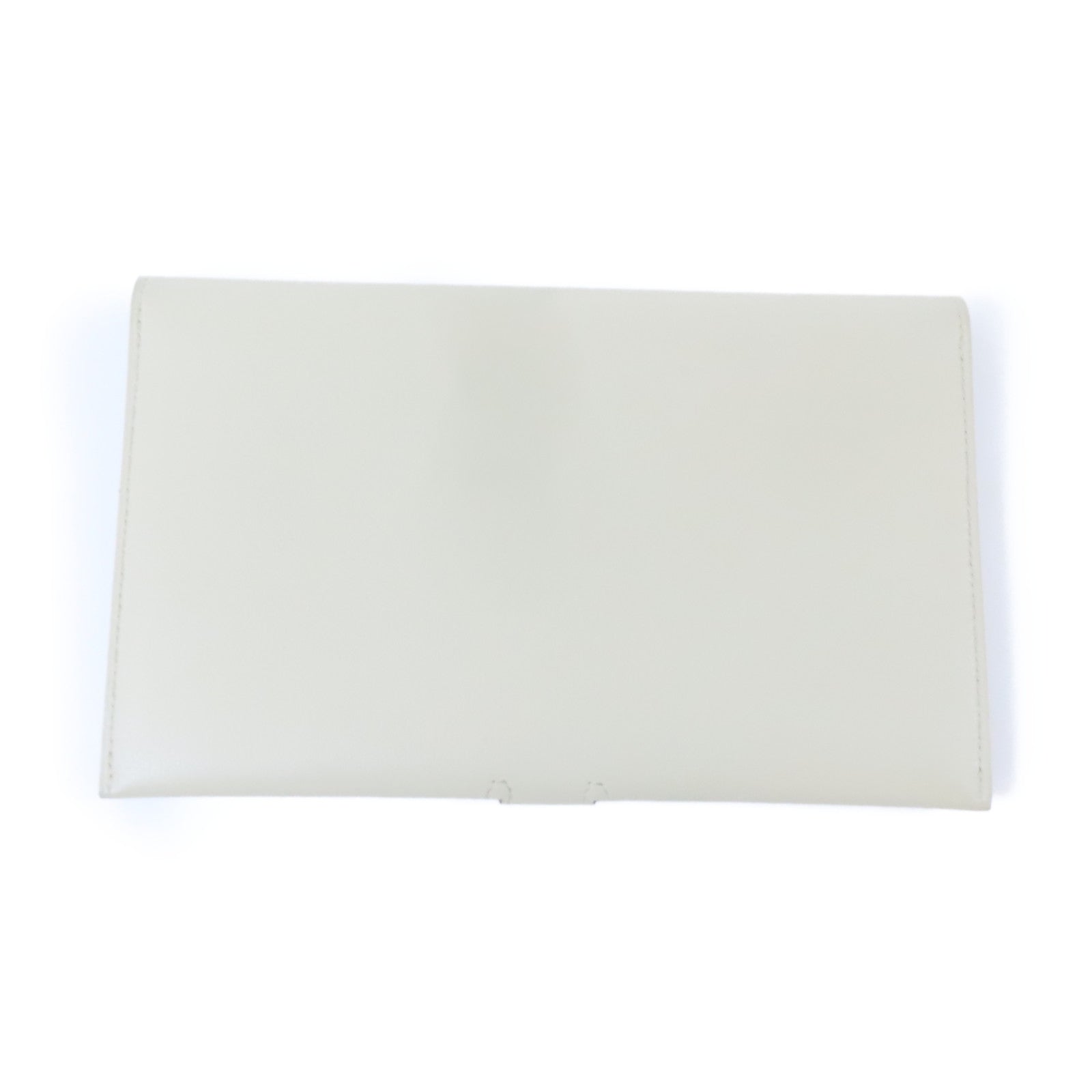 HERMES 【激減優惠】Evercolor皮革R.M.S Toutenmain Wallet銀扣錢包Beton灰色