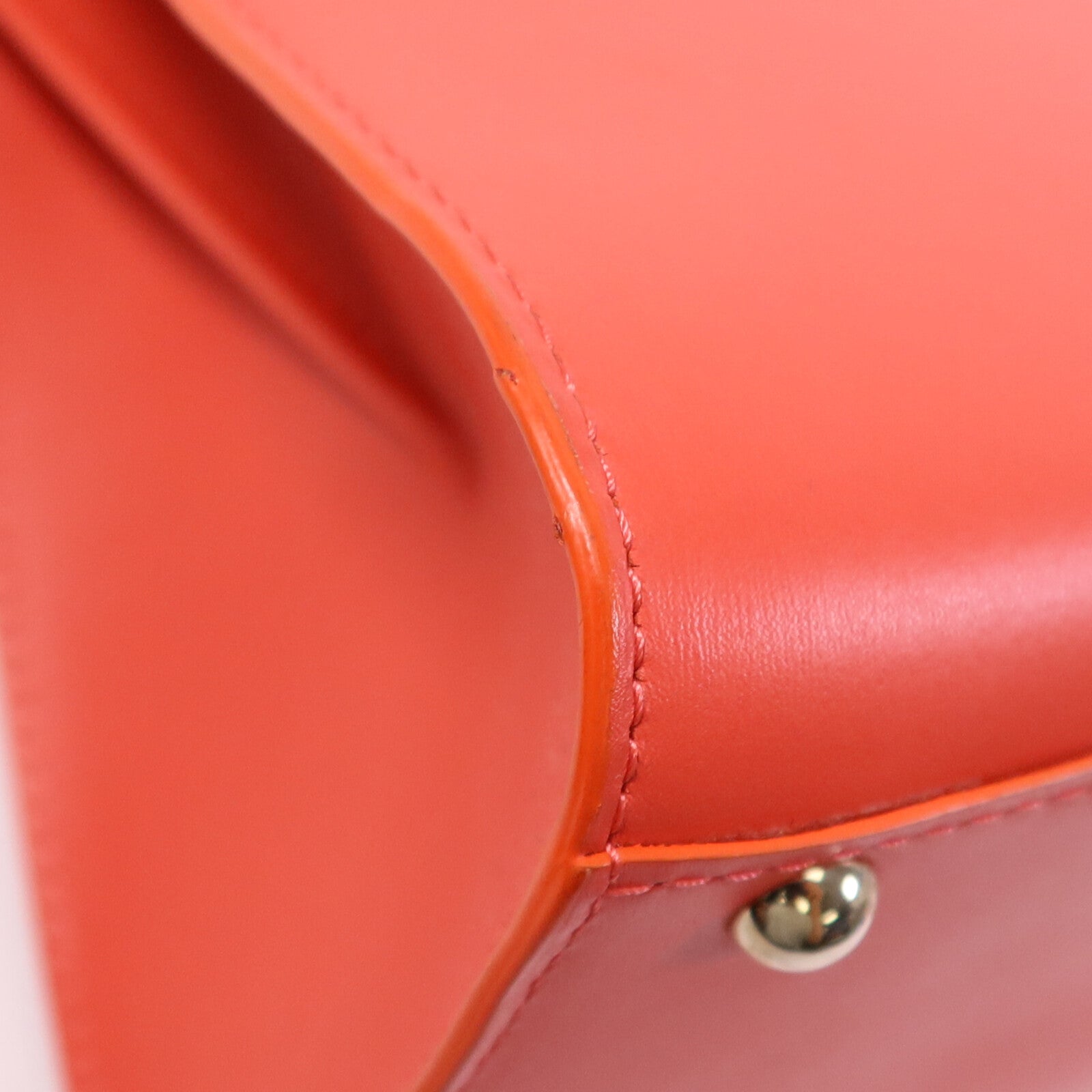 Delvaux 牛皮皮革Brillant Mini銀扣手挽肩背兩用袋