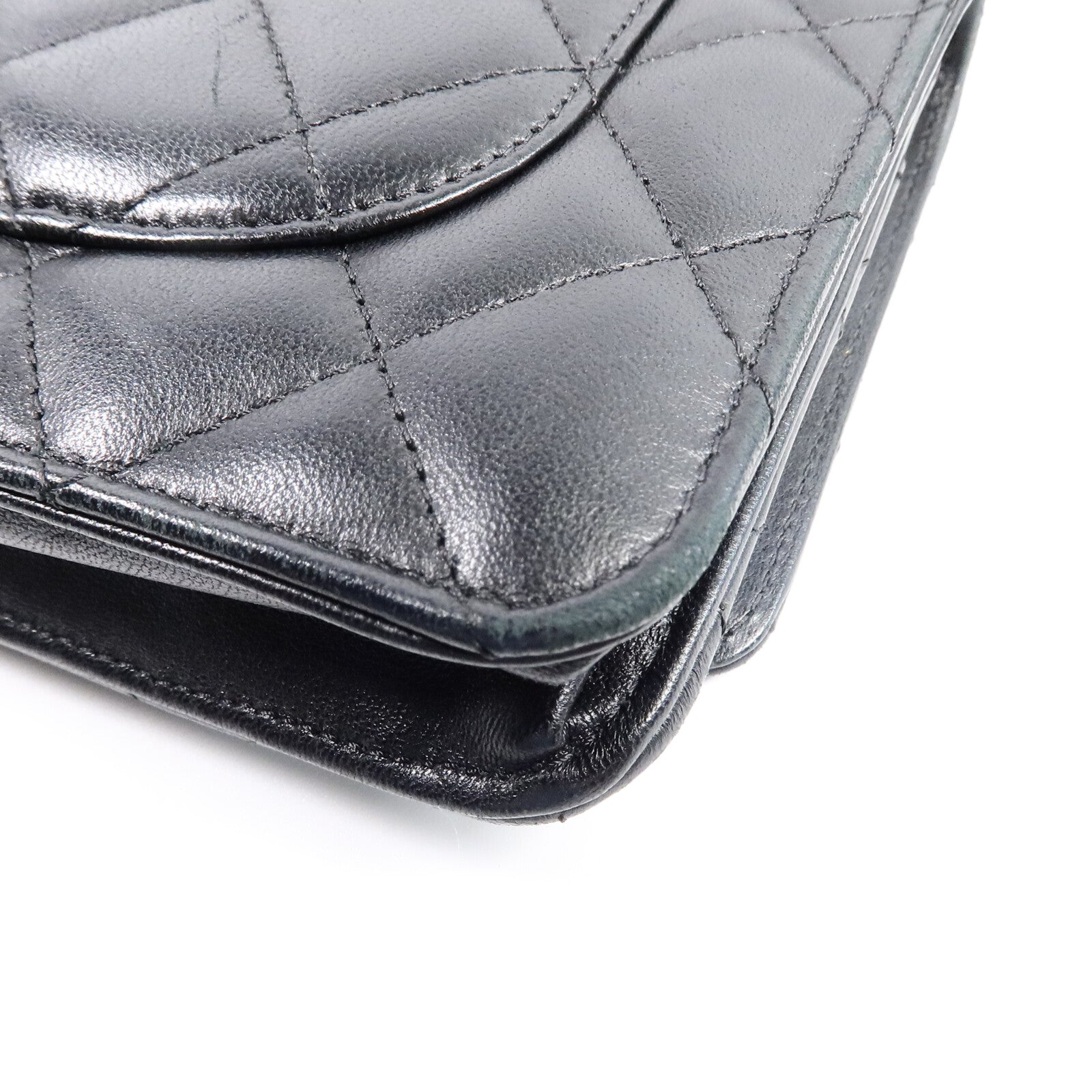 CHANEL 羊皮皮革WOC Wallet On Chain鏈帶肩背袋