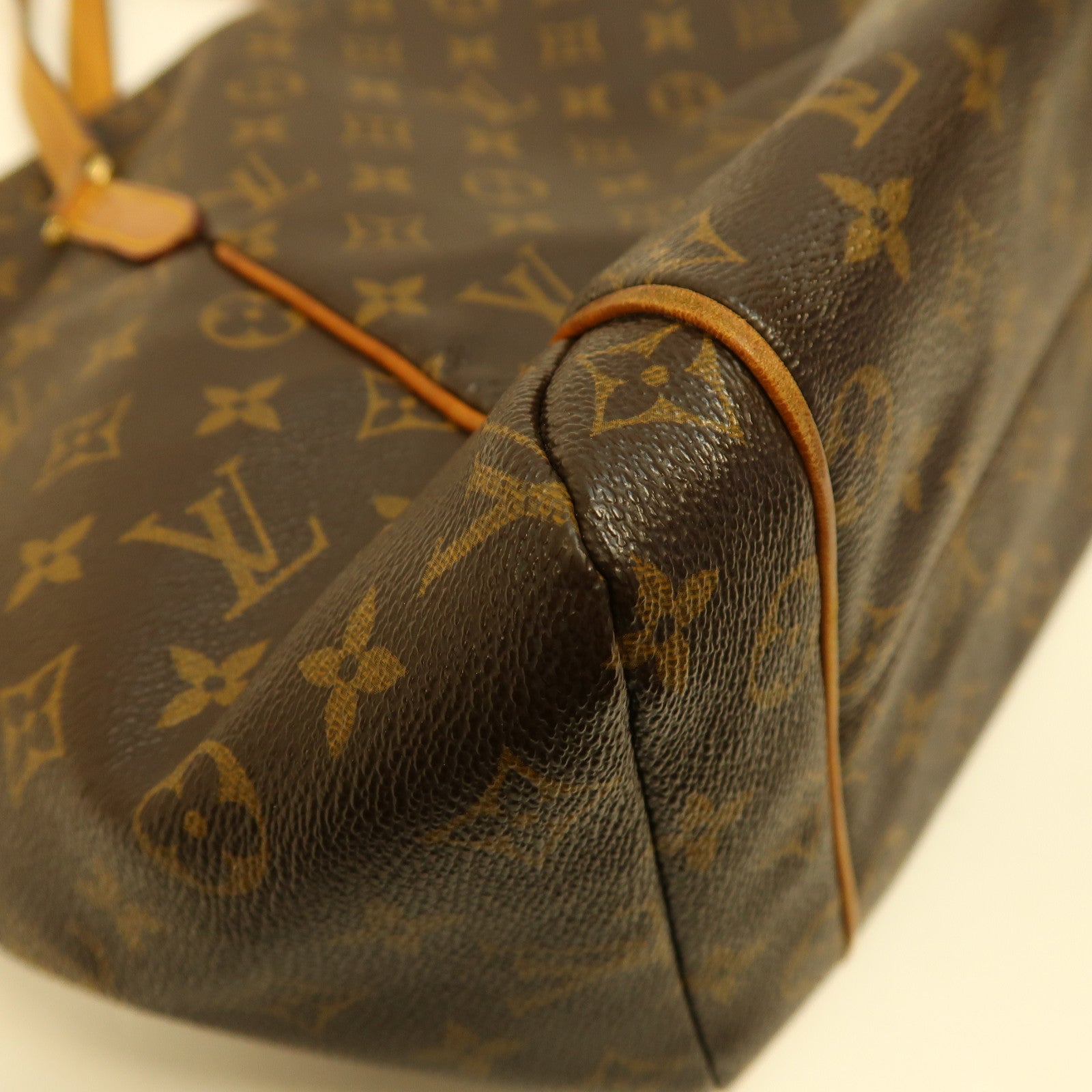 LOUIS VUITTON (PRICE DOWN) LV GHW Totally MM Shoulder Bag Monogram M56689 Brown