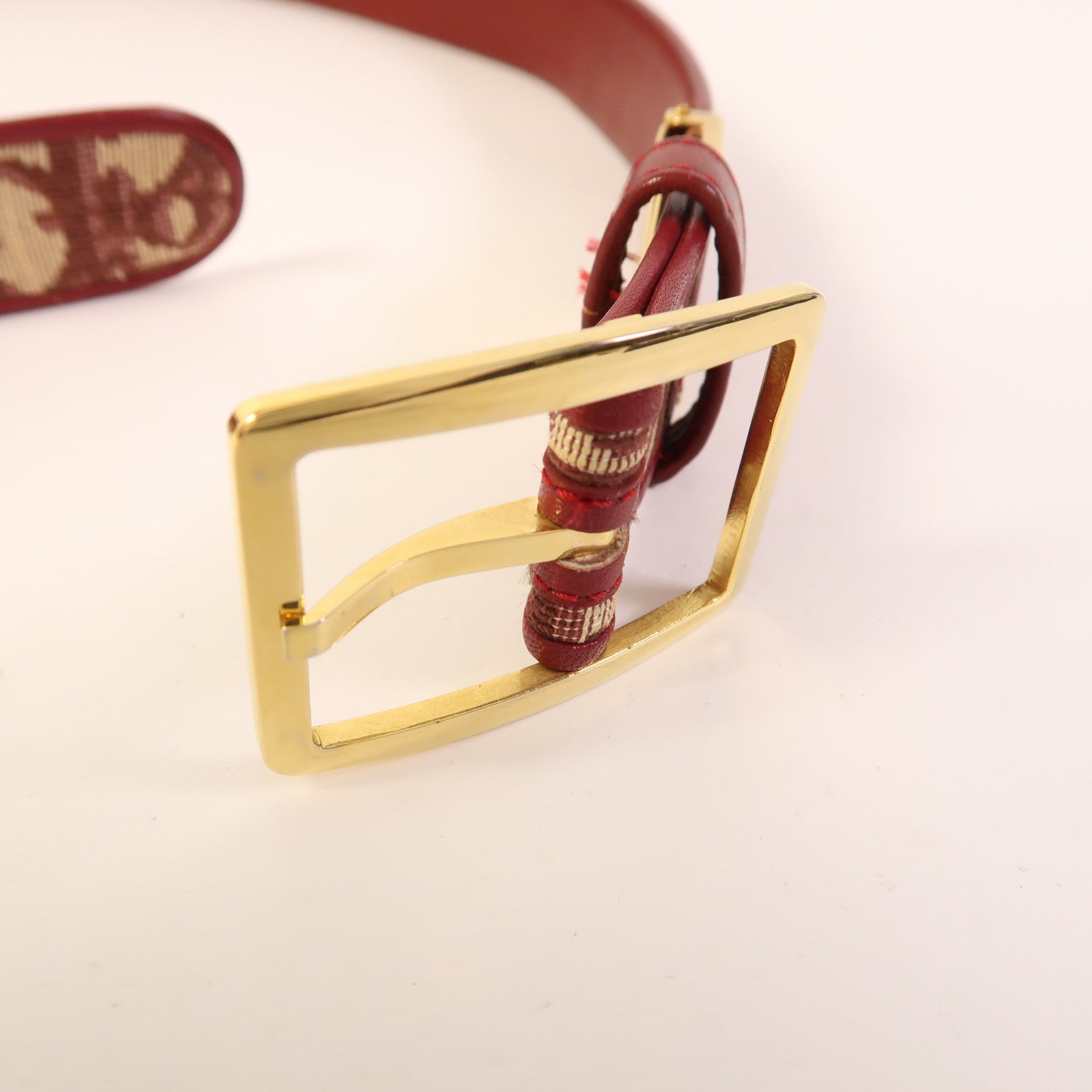 Dior 帆布/皮革Belt皮帶