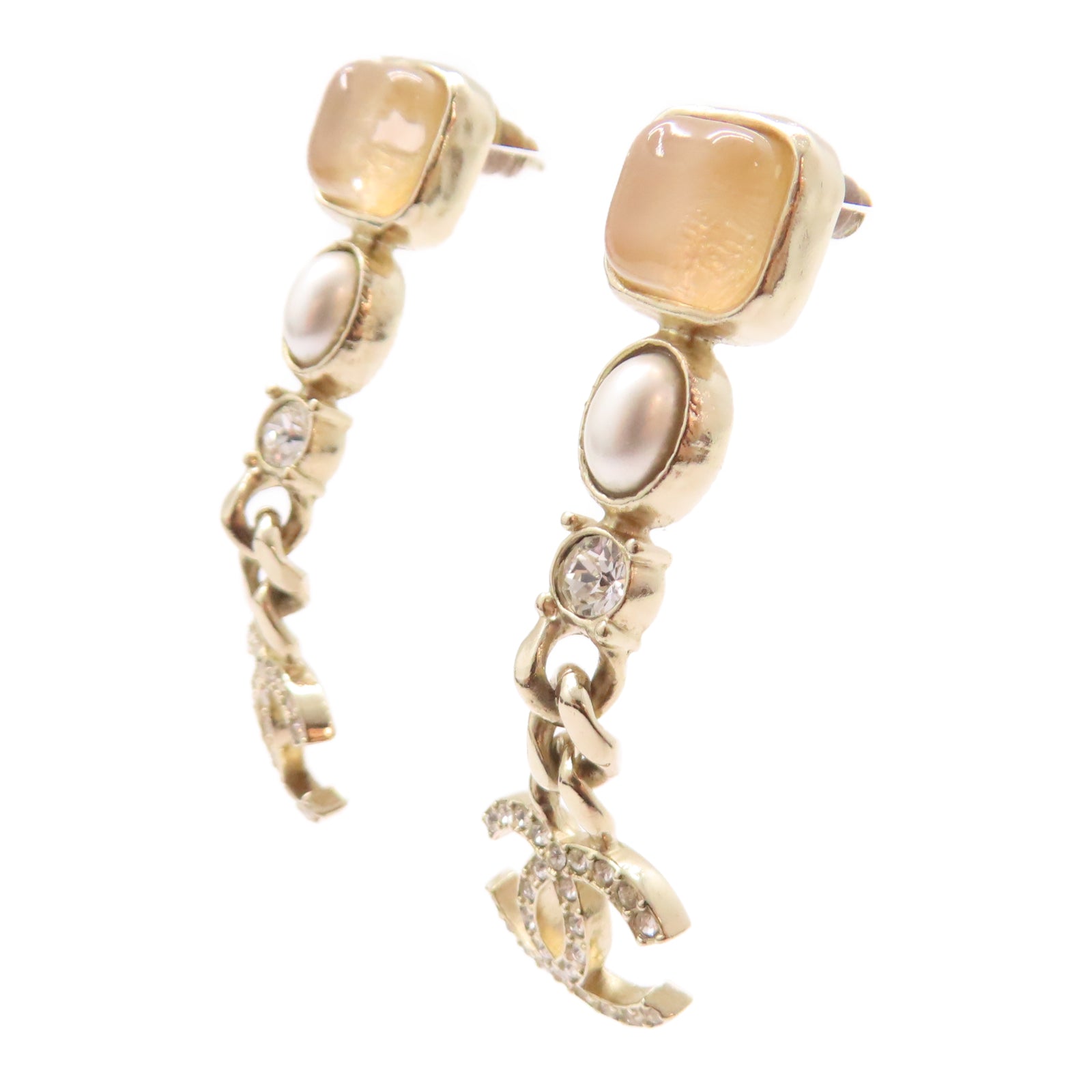 CHANEL 【激減優惠】金屬Earring耳環金色