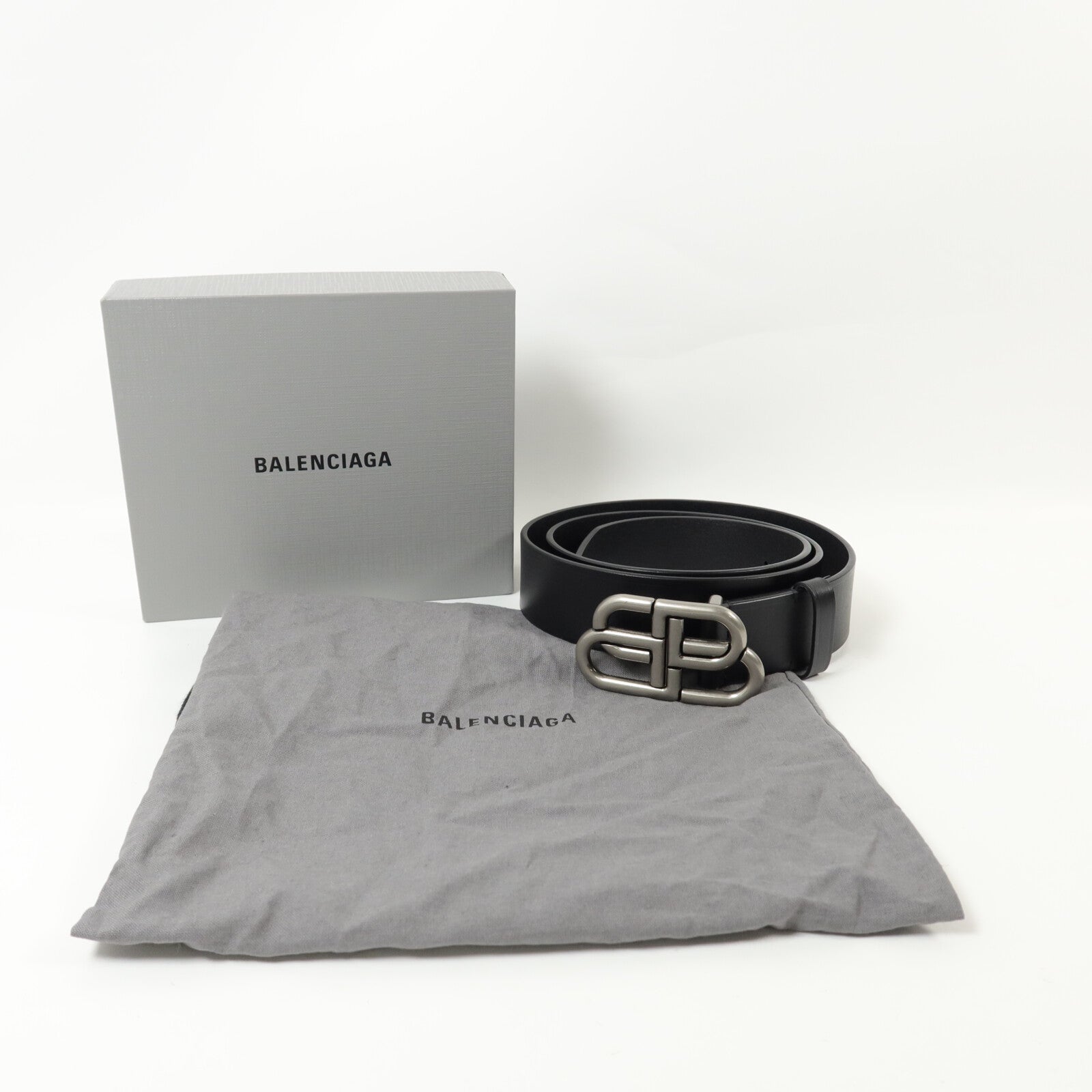 BALENCIAGA 牛皮皮革Belt95cm皮帶