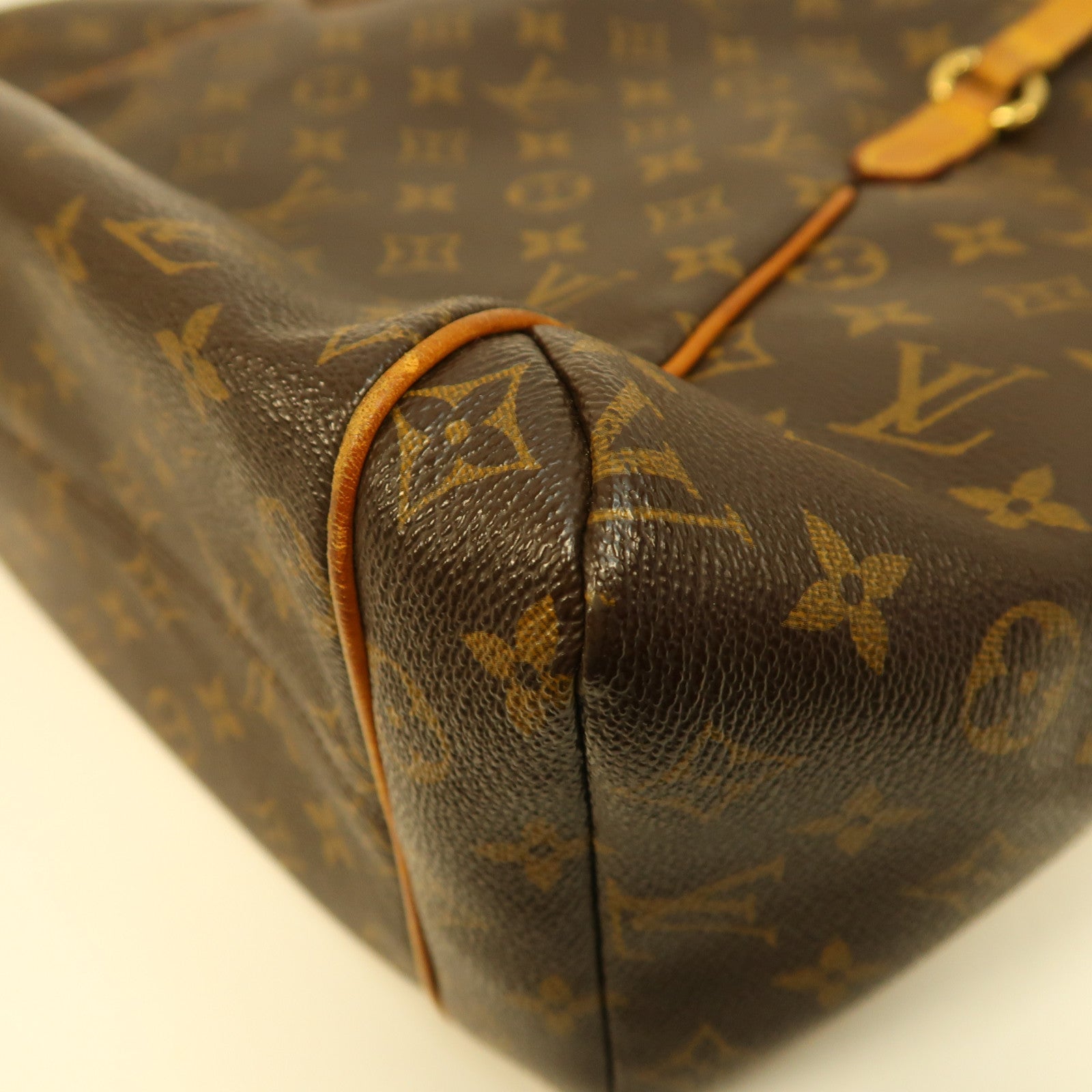 LOUIS VUITTON (PRICE DOWN) LV GHW Totally MM Shoulder Bag Monogram M56689 Brown