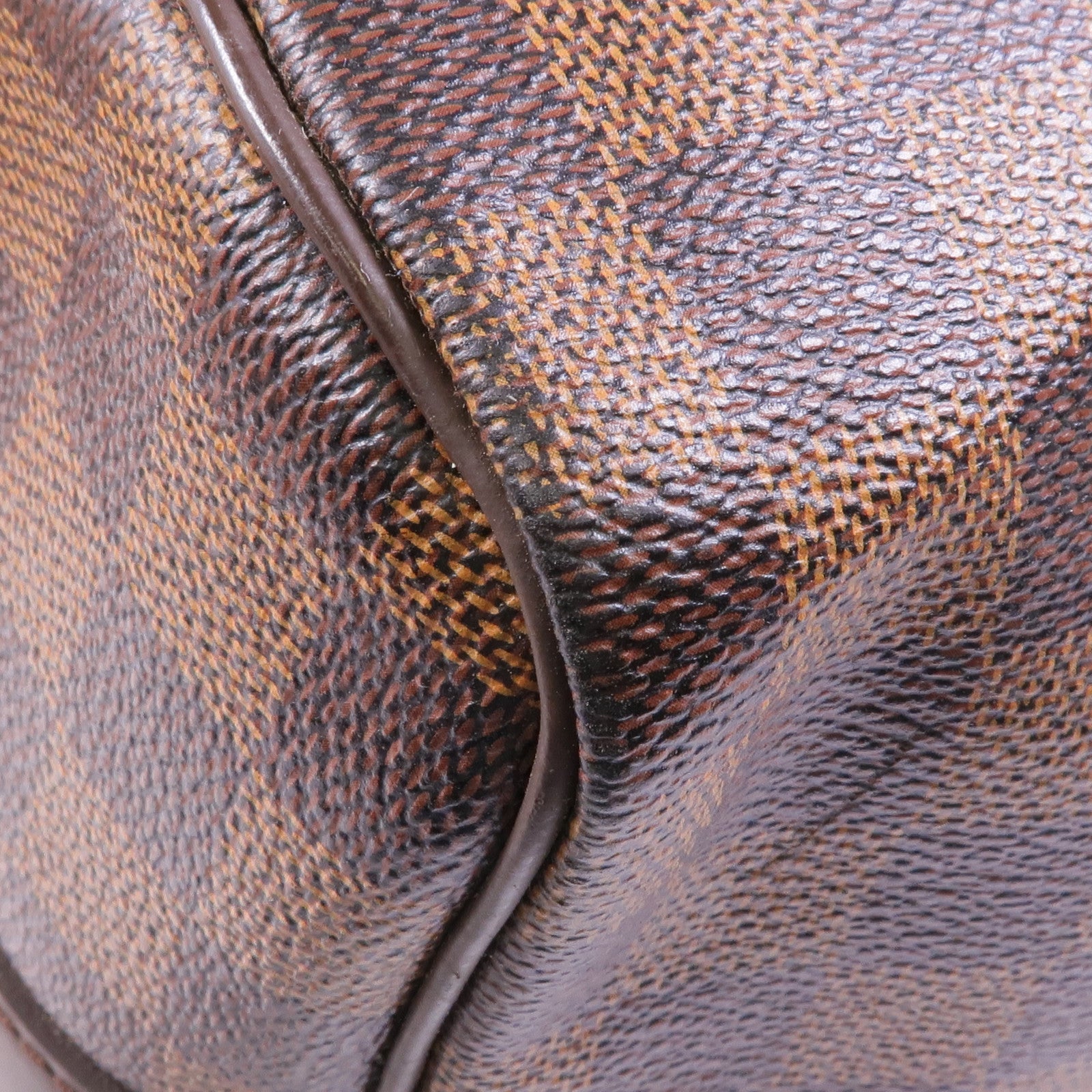 LOUIS VUITTON Damier Speedy Bandouliere 30金扣手挽肩背兩用袋棕色