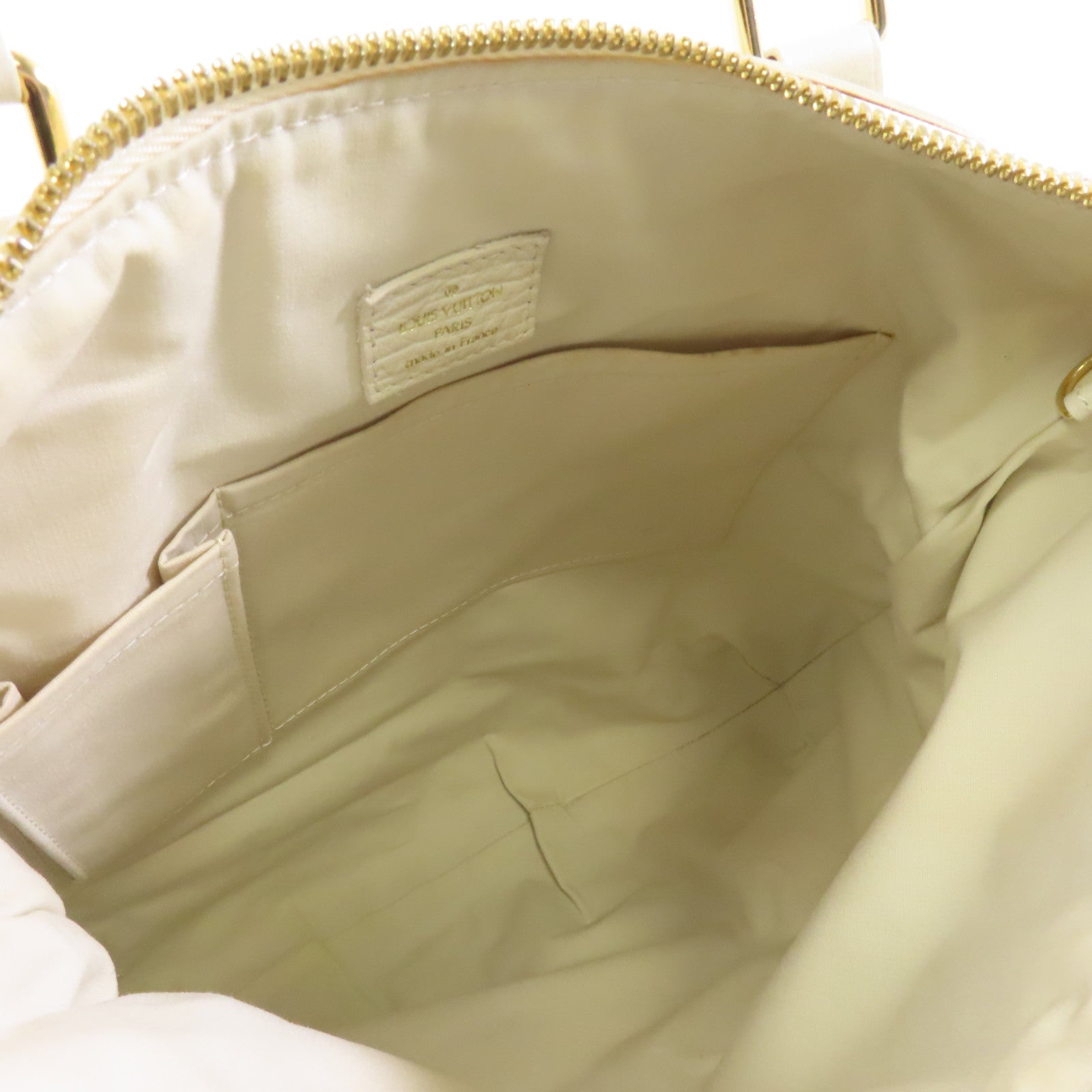LOUIS VUITTON 【激減優惠】Monogram Mini Lin Croisette Marina GM金扣手挽肩背兩用袋白色