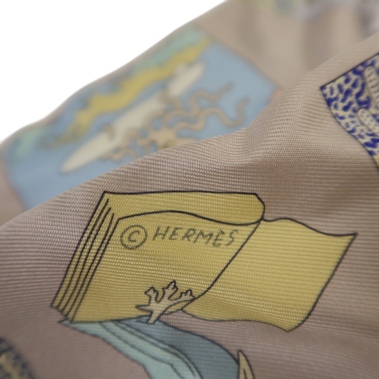 HERMES 絲質Twilly絲巾