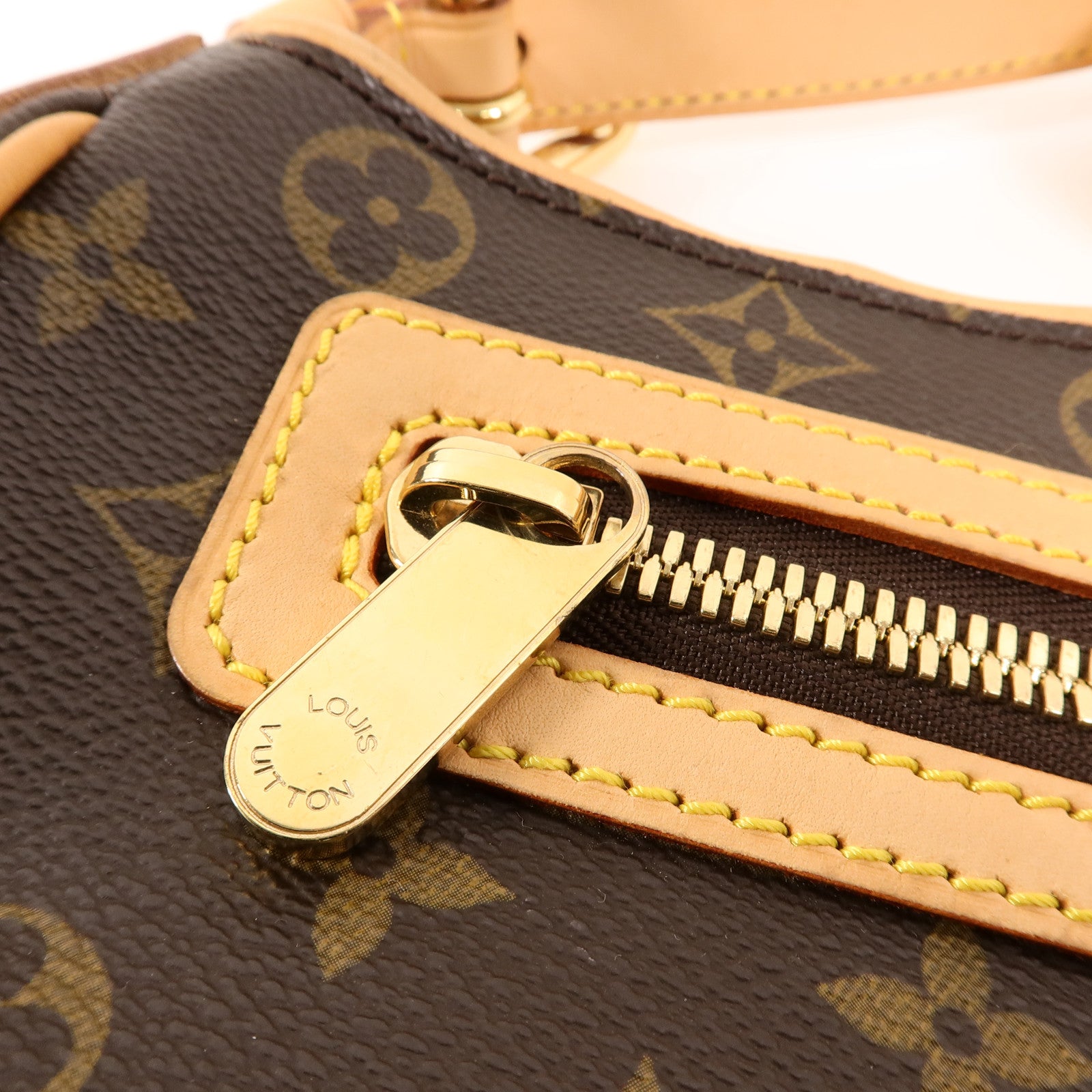 LOUIS VUITTON Monogram Hudson GM金扣肩背袋