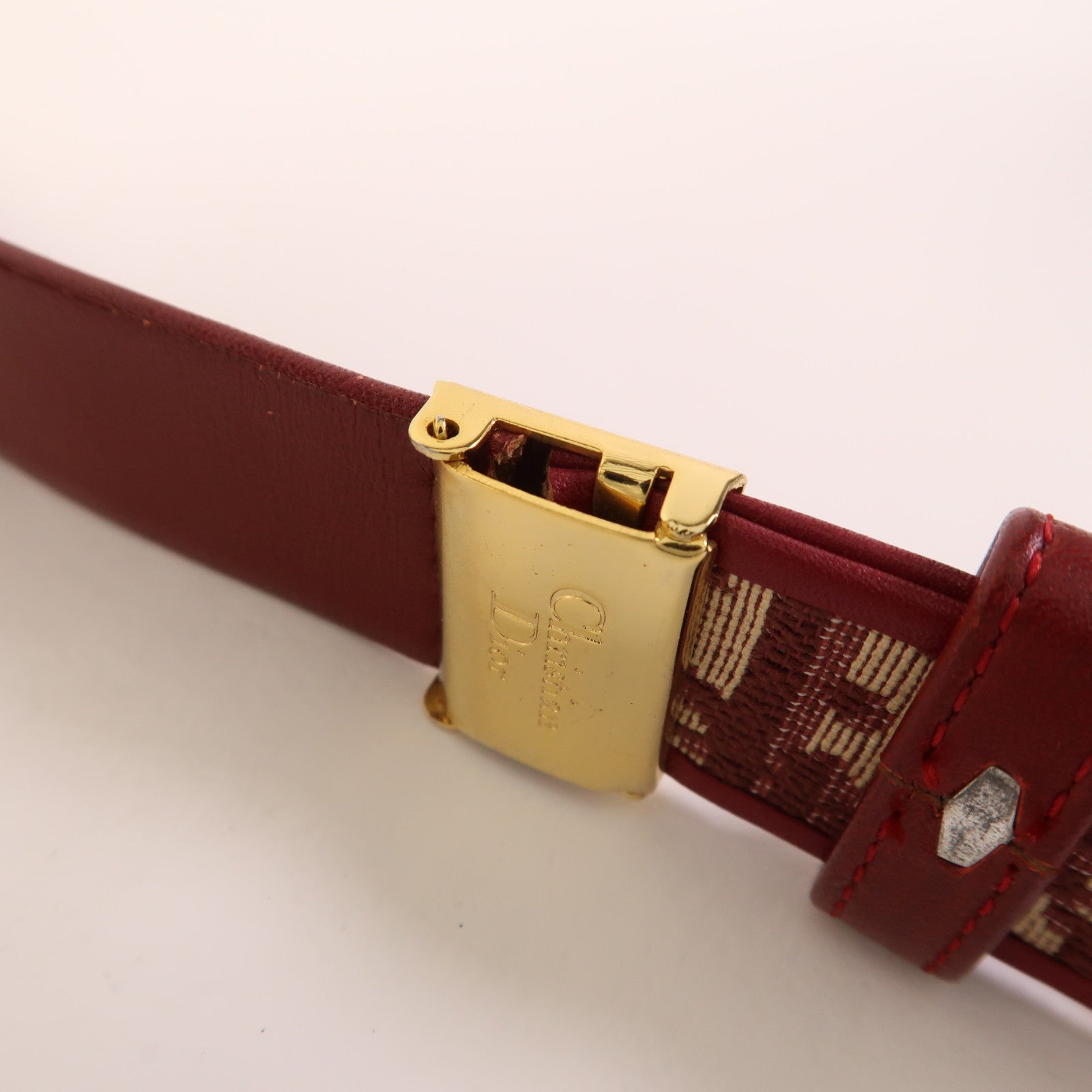 Dior 帆布/皮革Belt皮帶