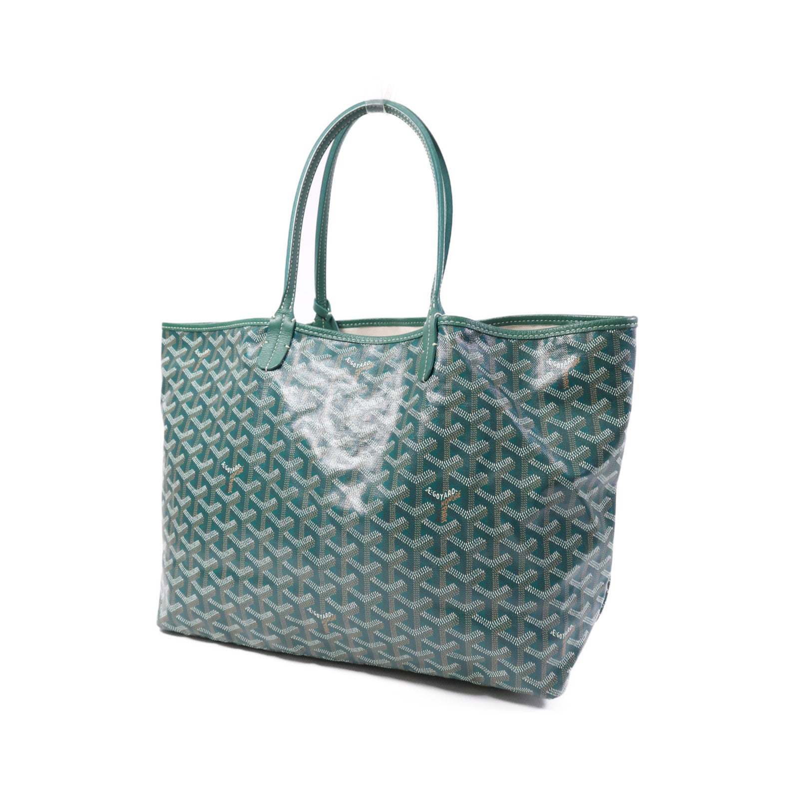 GOYARD 塗層帆布Saint Louis PM銀扣手挽袋