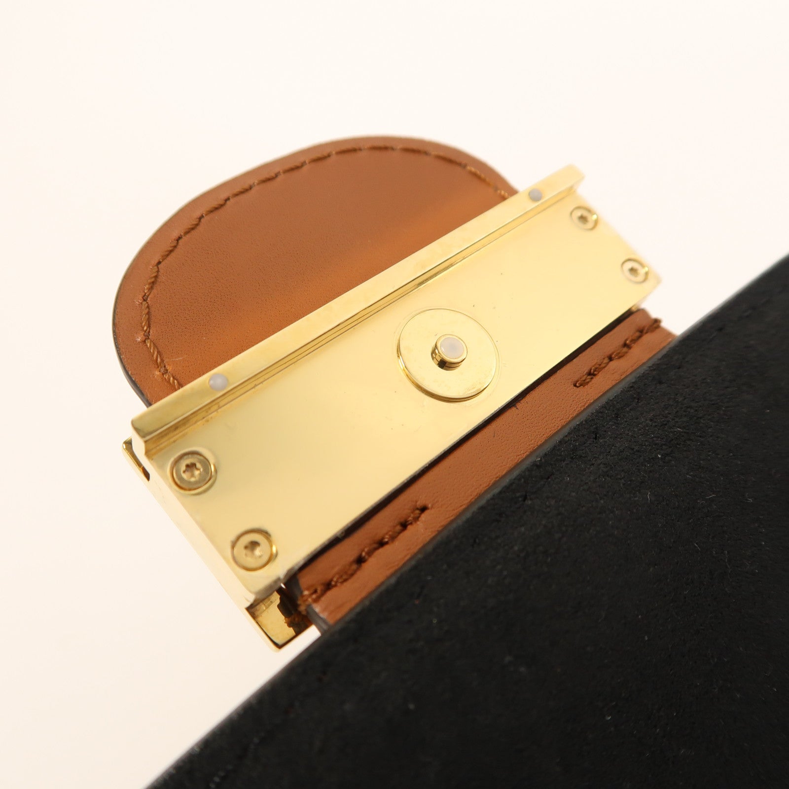 LOUIS VUITTON 【激減優惠】Monogram Reverse Mini Dauphine金扣肩背袋