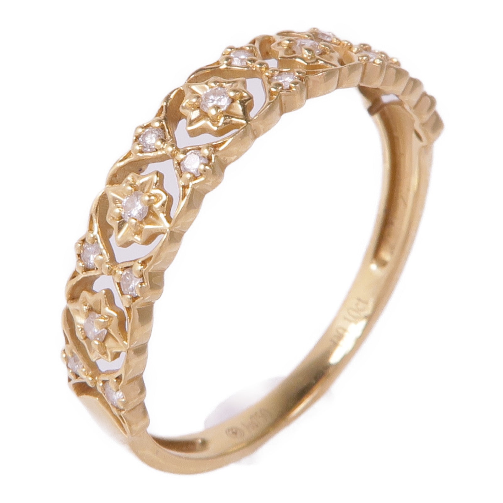 JEWELRY 18K玫瑰金Diamond Ring鑽石戒指US#6.5