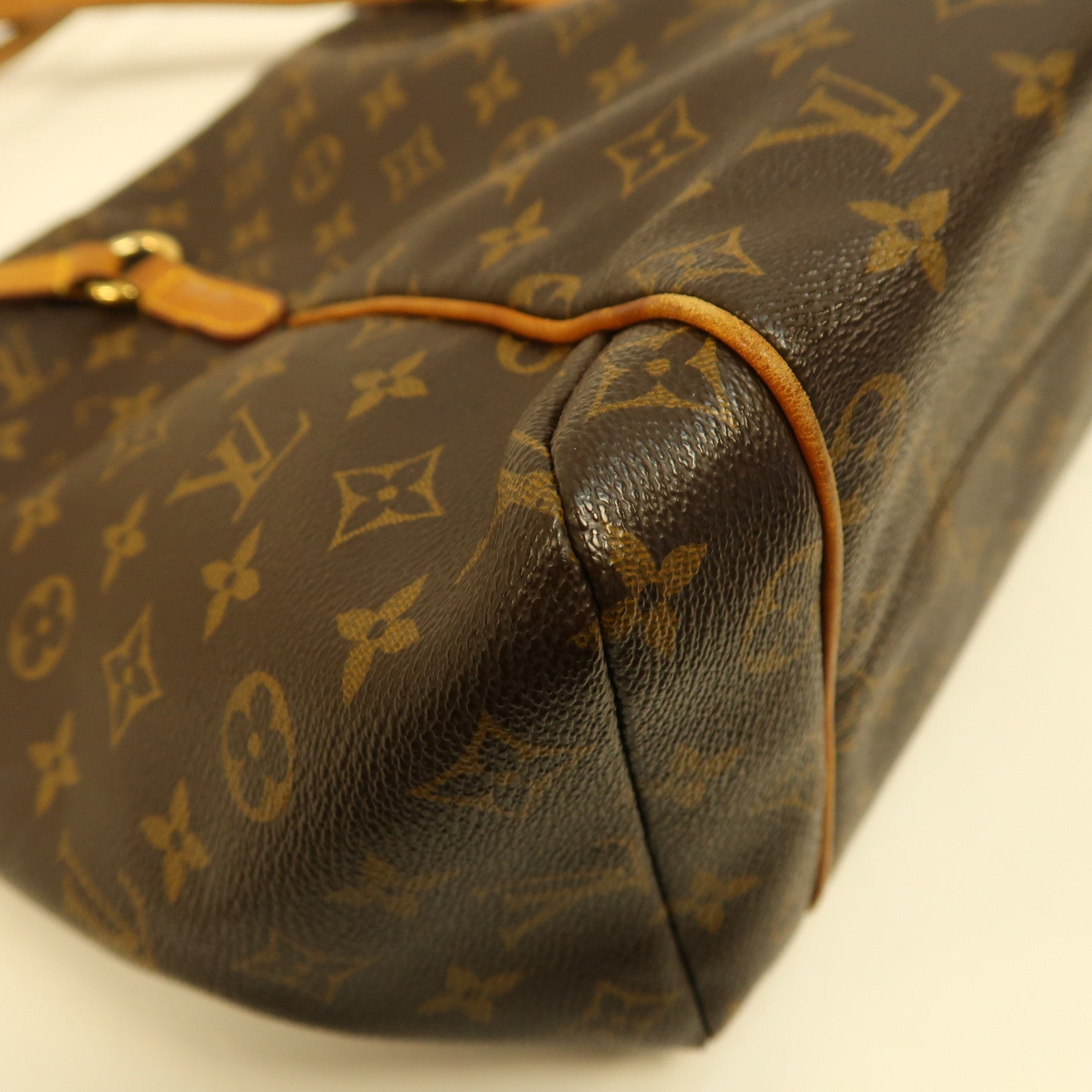 LOUIS VUITTON (PRICE DOWN) LV GHW Totally MM Shoulder Bag Monogram M56689 Brown