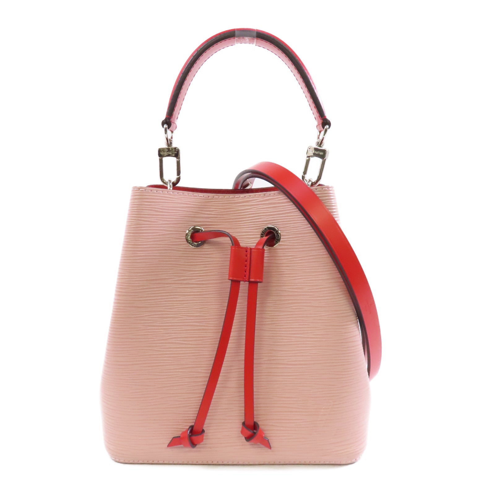 LOUIS VUITTON 【激減優惠】Epi Neo Noe BB銀扣手挽肩背兩用袋粉紅色/Rose Ballerine