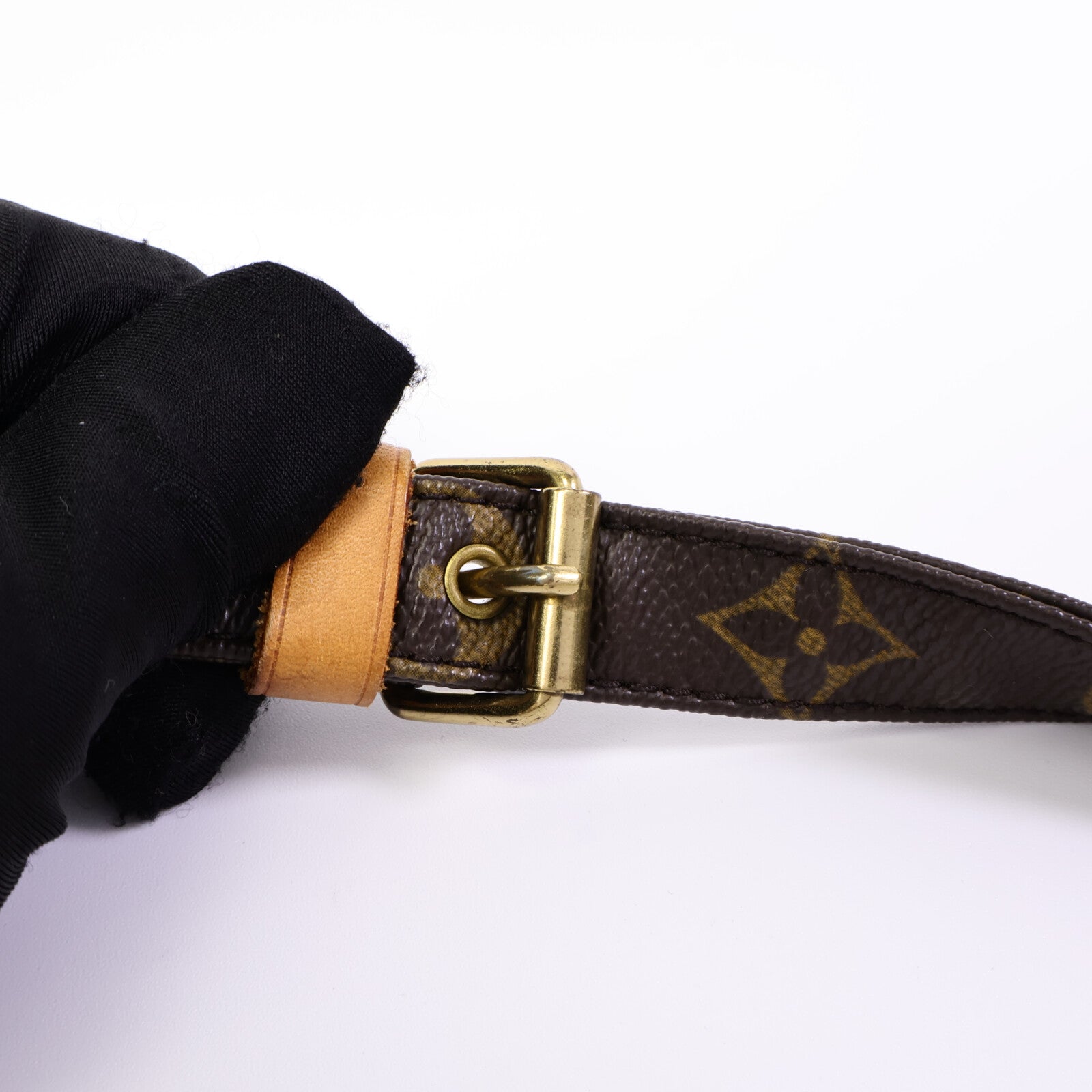 LOUIS VUITTON Monogram Nile金扣肩背袋