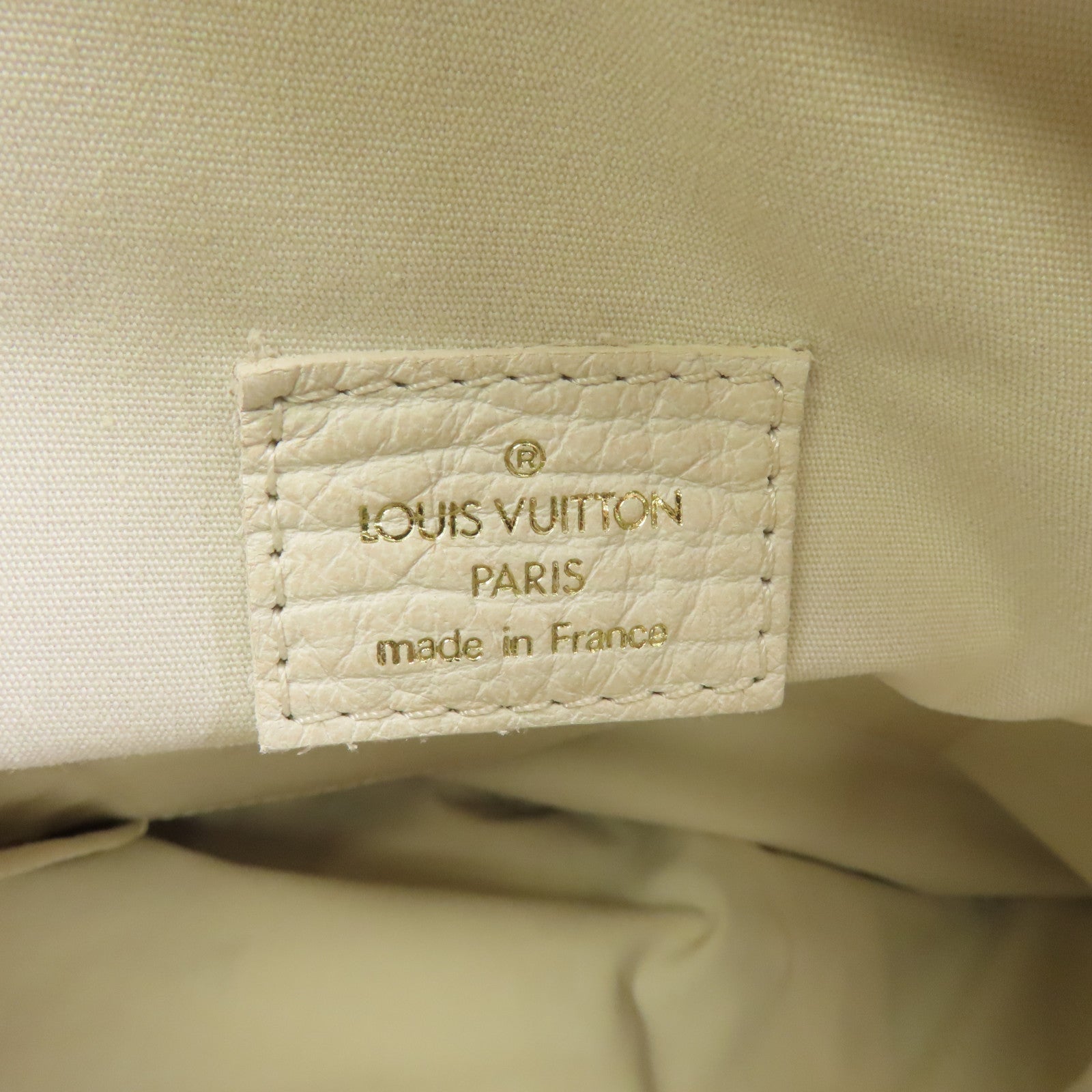 LOUIS VUITTON 【激減優惠】Monogram Mini Lin Croisette Marina GM金扣手挽肩背兩用袋白色