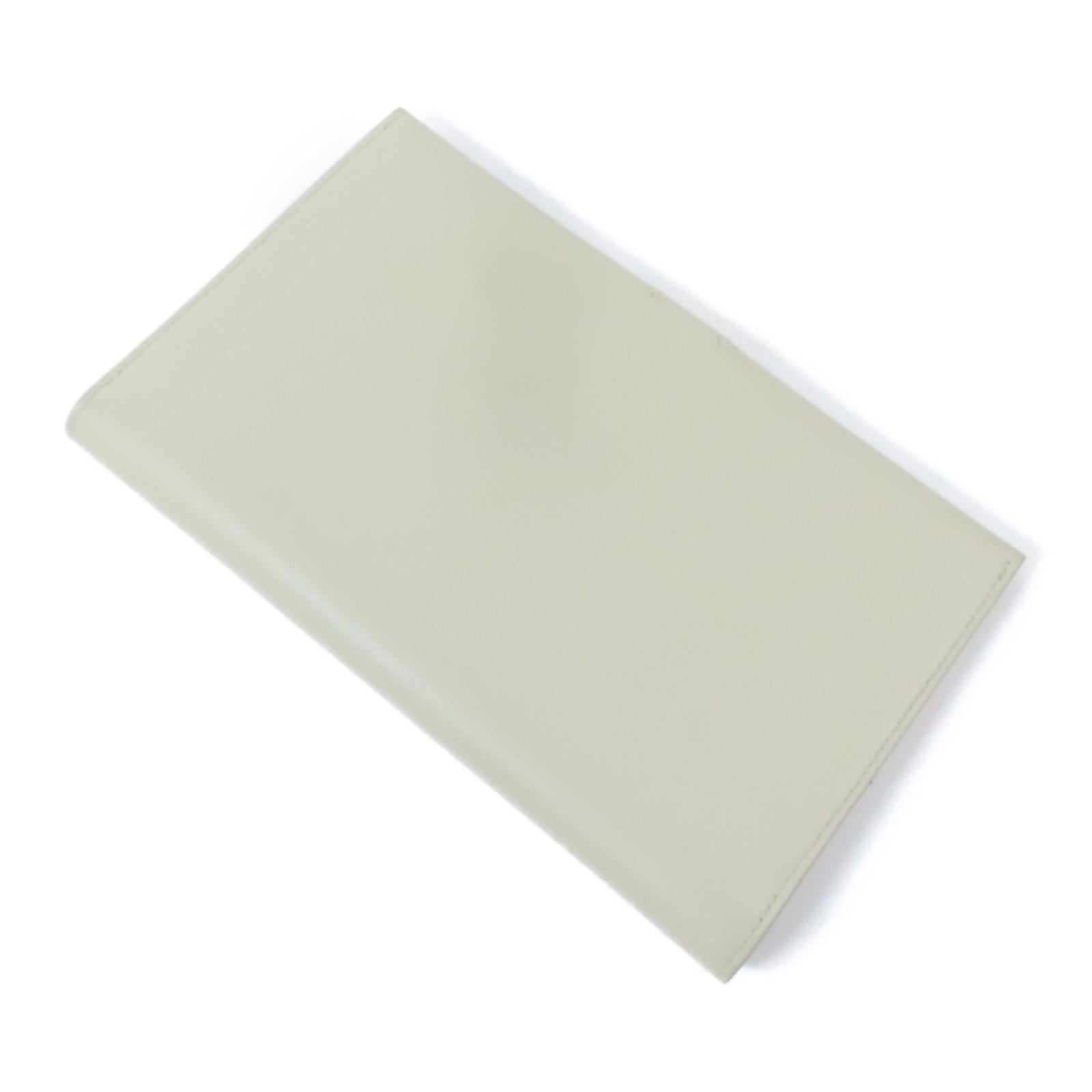 HERMES 【激減優惠】Evercolor皮革R.M.S Toutenmain Wallet銀扣錢包Beton灰色