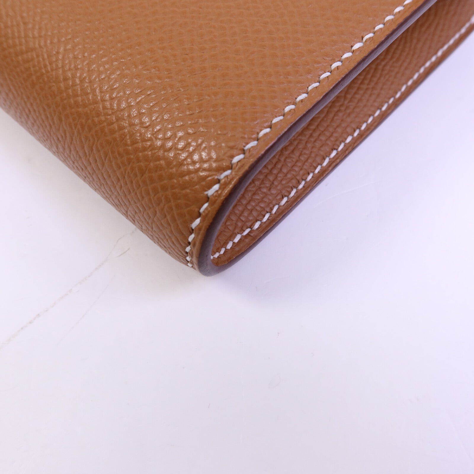 HERMES Epsom皮革Constance To Go金扣肩背袋Gold