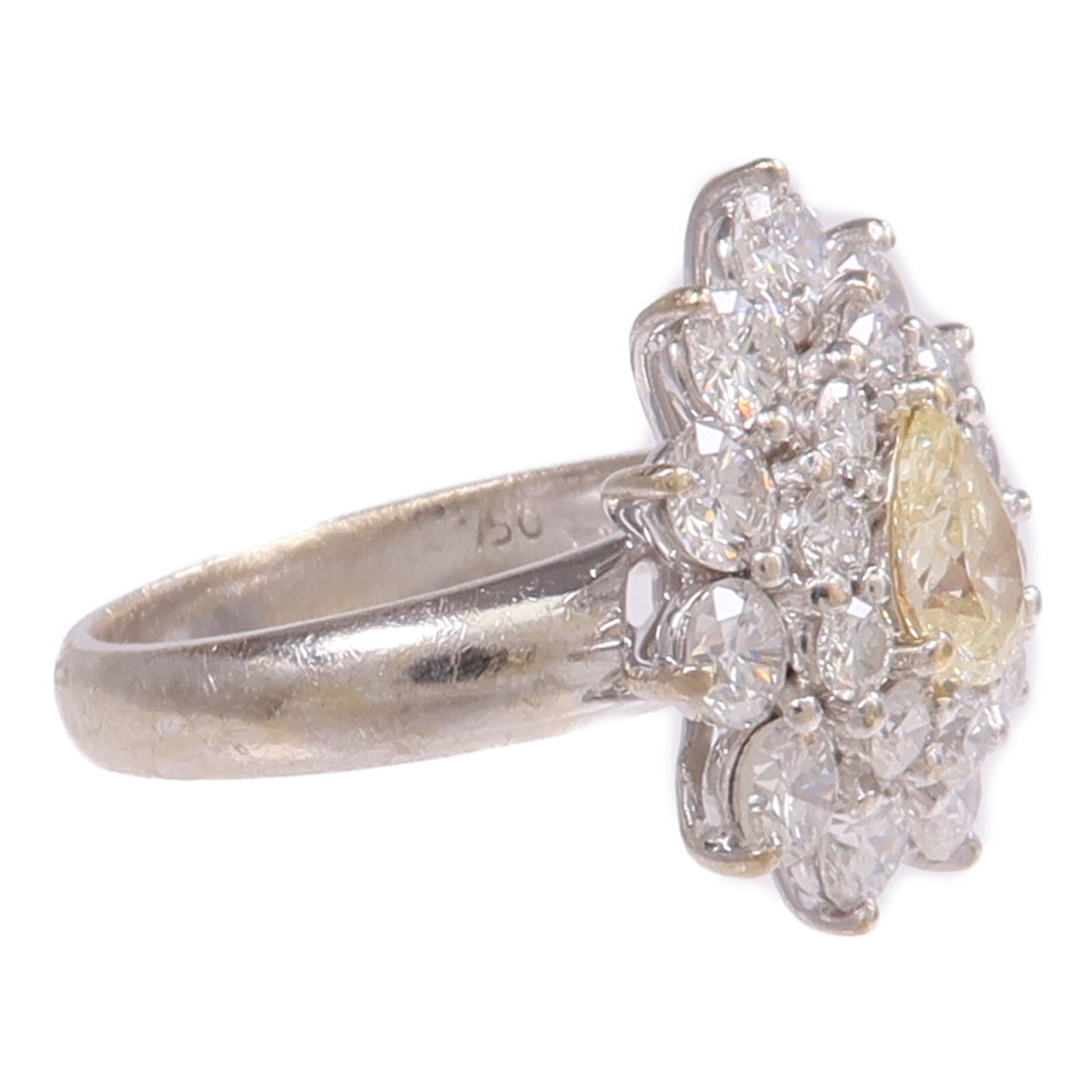 JEWELRY 18K白金Diamond Ring鑽石戒指US#4.25