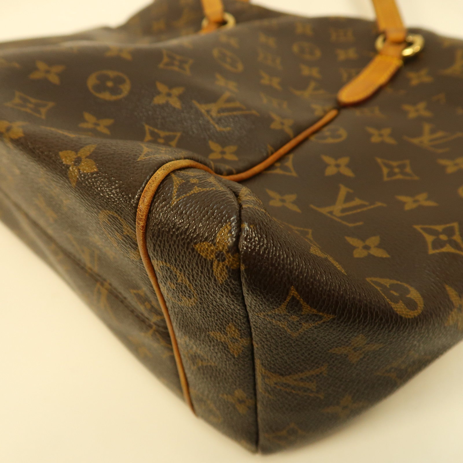 LOUIS VUITTON (PRICE DOWN) LV GHW Totally MM Shoulder Bag Monogram M56689 Brown