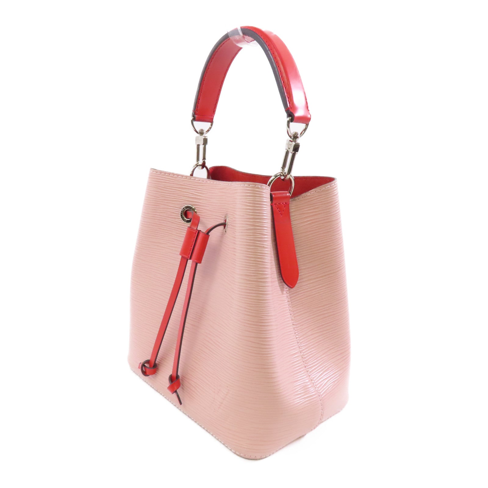 LOUIS VUITTON 【激減優惠】Epi Neo Noe BB銀扣手挽肩背兩用袋粉紅色/Rose Ballerine