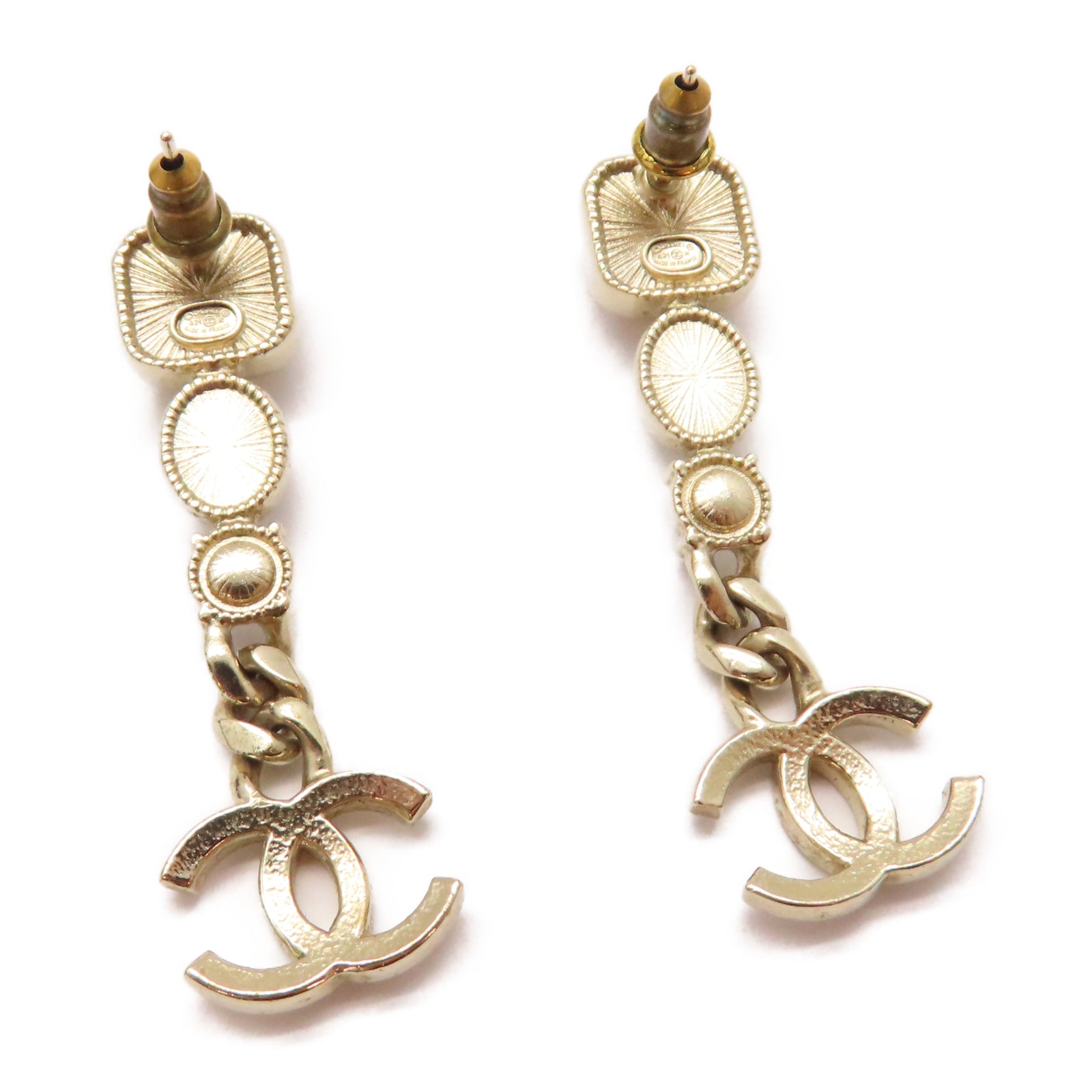 CHANEL 【激減優惠】金屬Earring耳環金色
