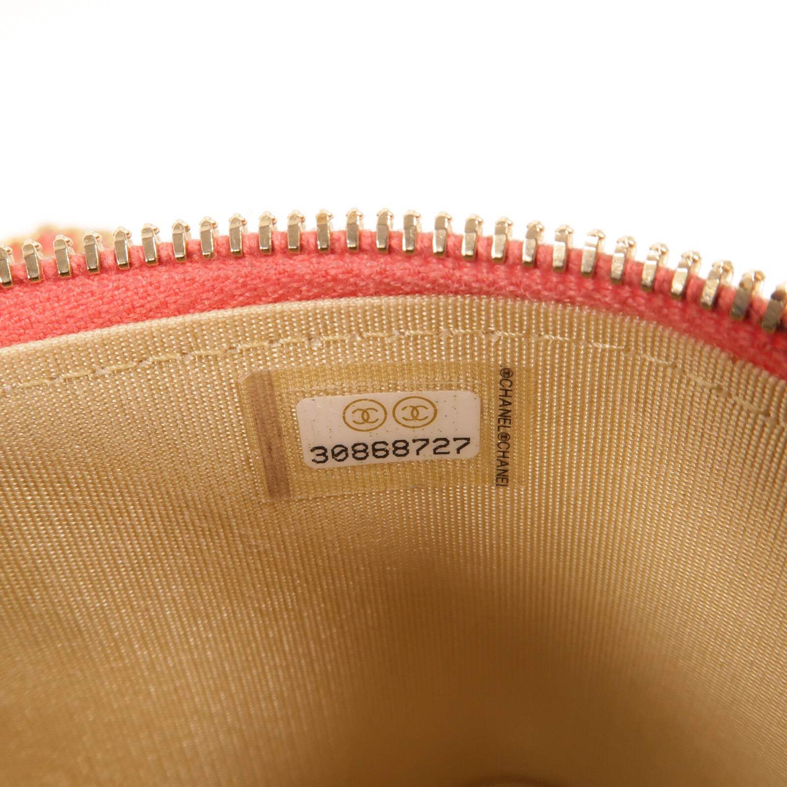 CHANEL 羊皮皮革Vanity Case Gold Ball鏈帶肩背袋