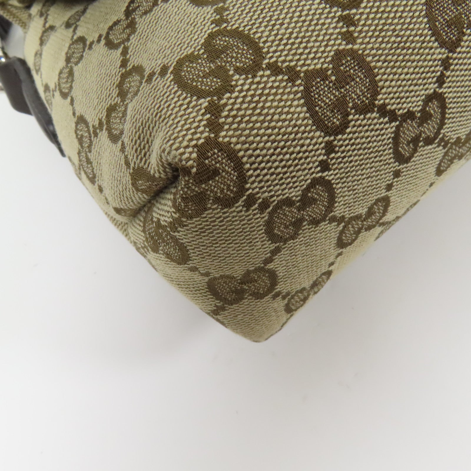 GUCCI 【激減優惠】帆布Small Crossbody Bag銀扣肩背袋