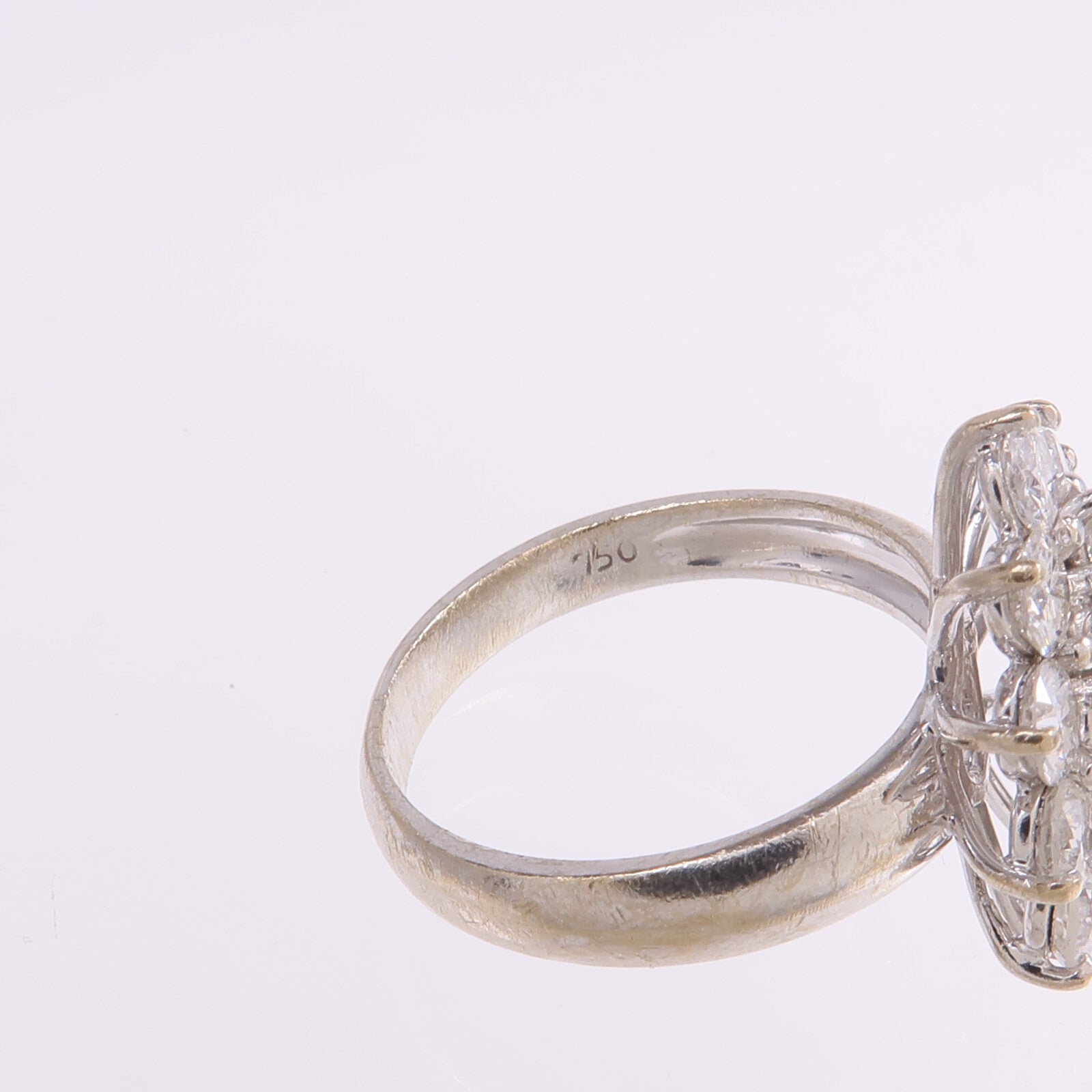 JEWELRY 18K白金Diamond Ring鑽石戒指US#4.25