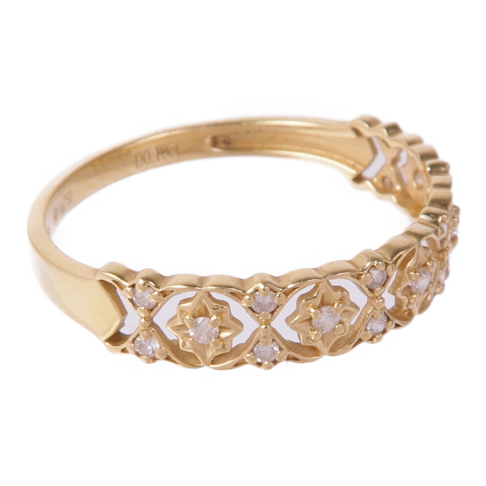 JEWELRY 18K玫瑰金Diamond Ring鑽石戒指US#6.5