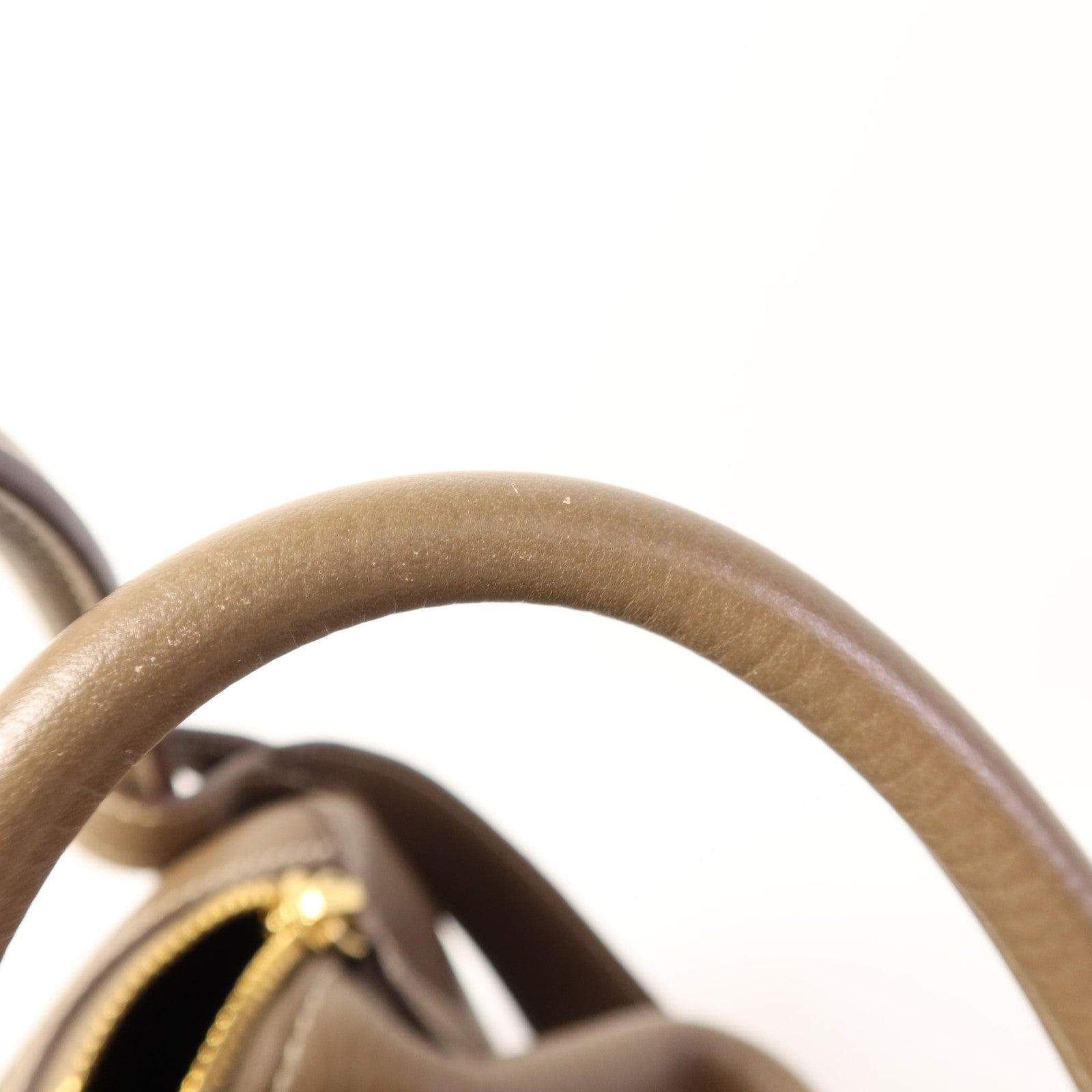 HERMES Clemence皮革Lindy 30金扣手挽肩背兩用袋Etoupe