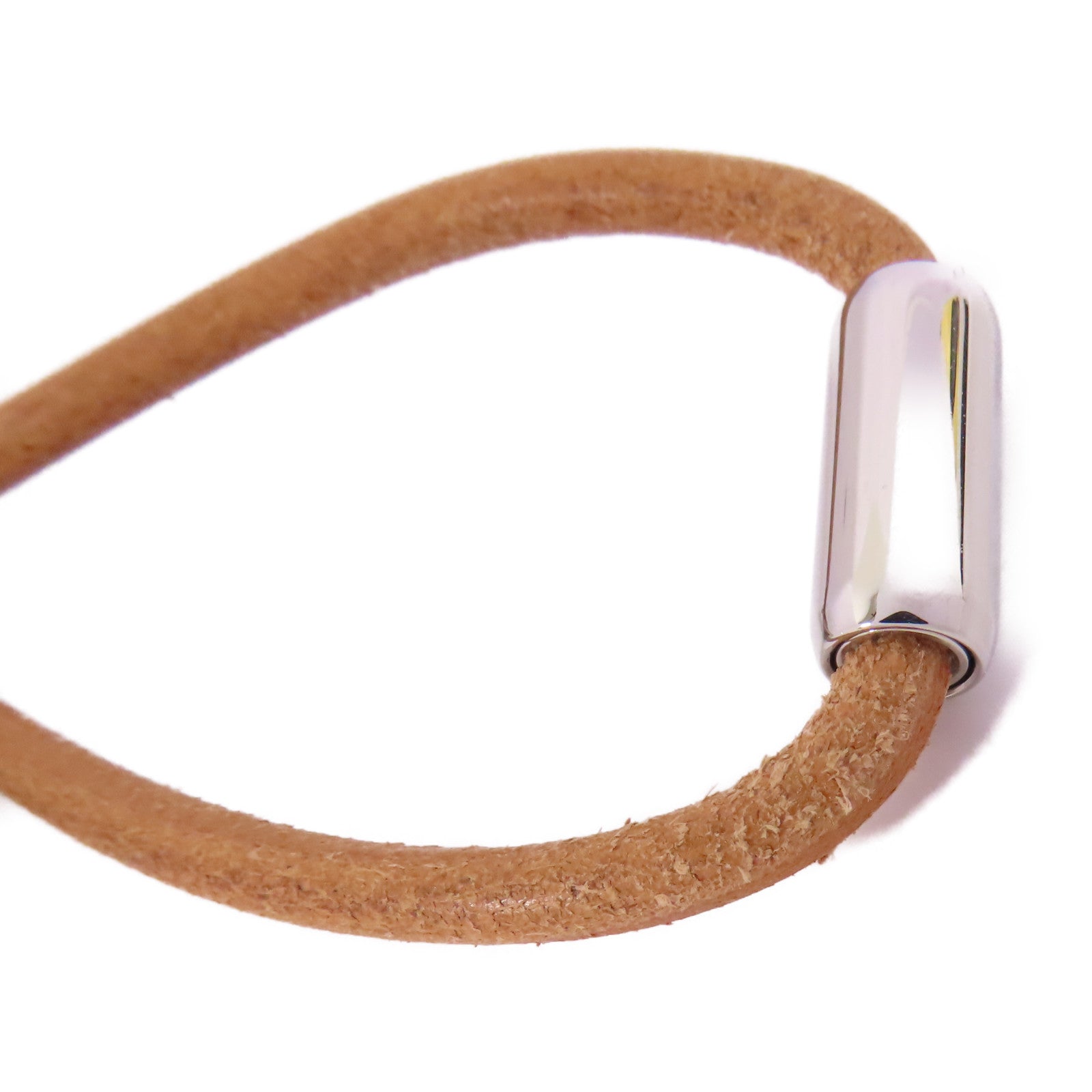 HERMES PHW H Key Lock Key Ring/Charm Metal Silver