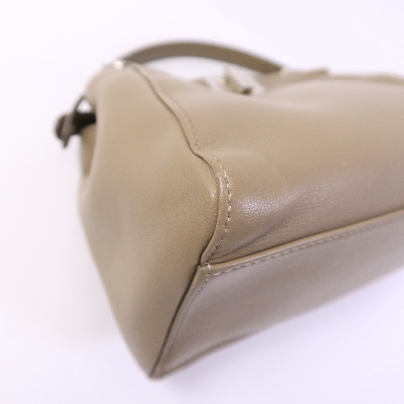 FENDI 牛皮皮革Peekaboo Mini手挽肩背兩用袋