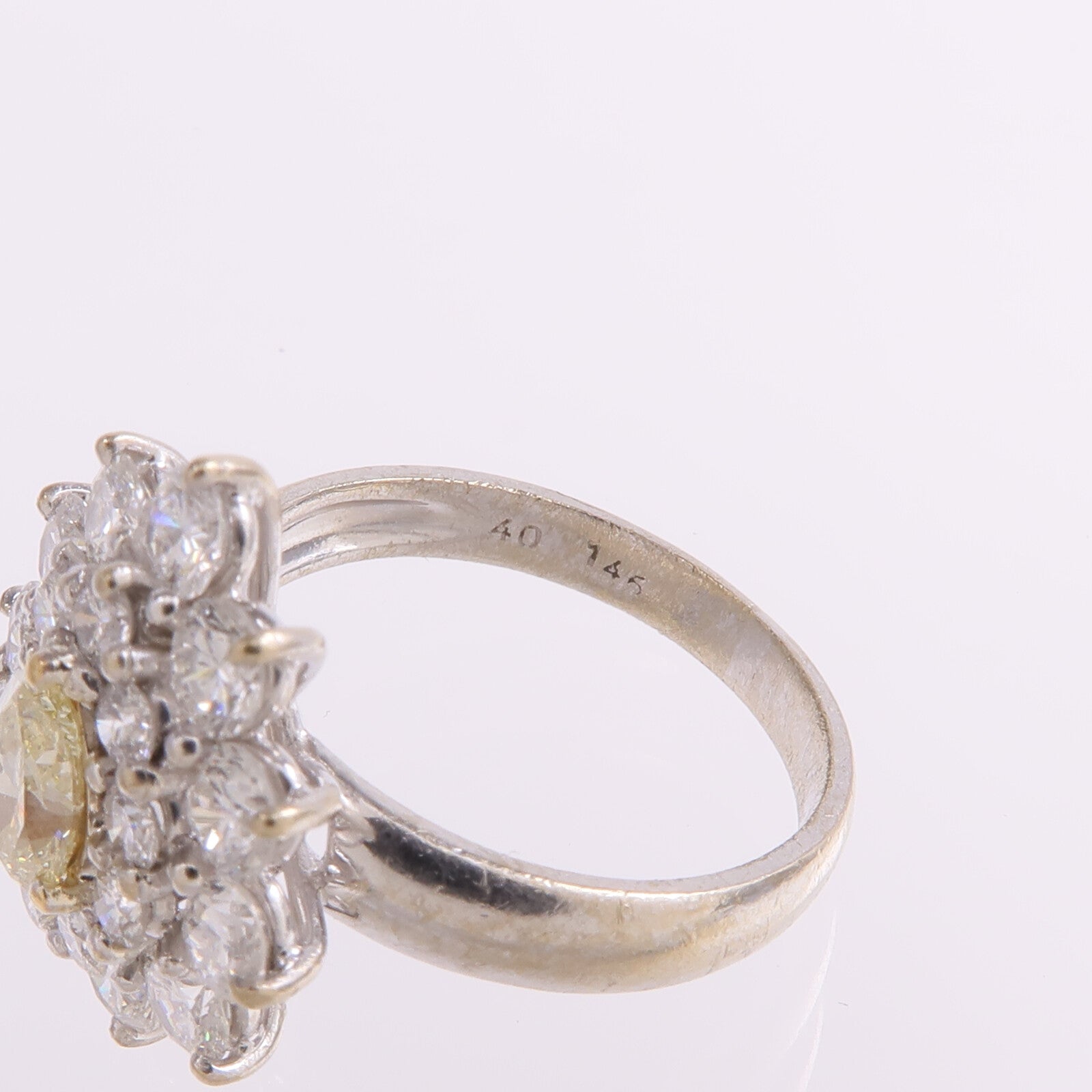 JEWELRY 18K白金Diamond Ring鑽石戒指US#4.25