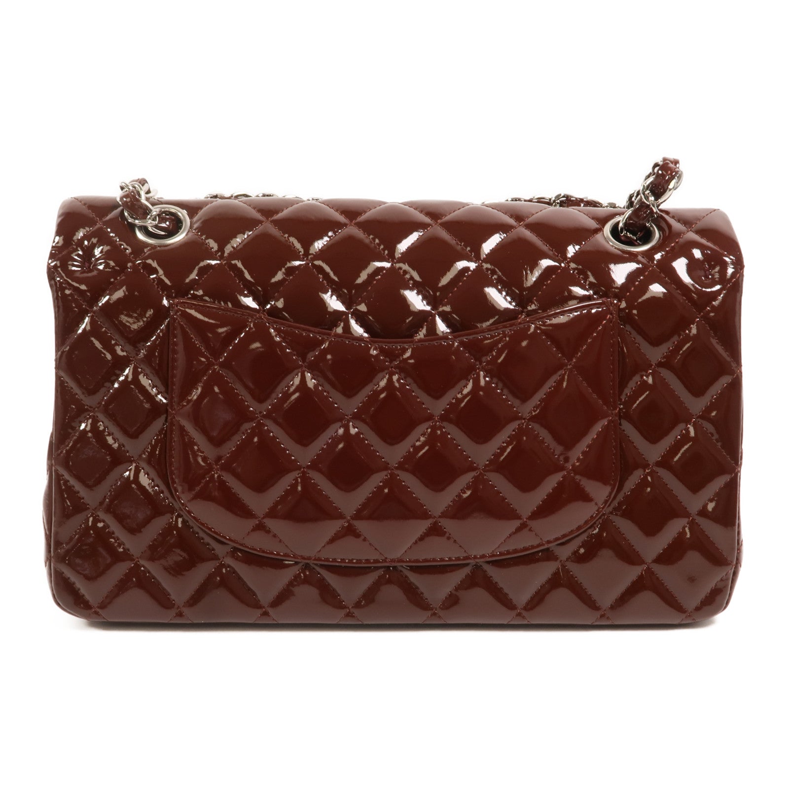 CHANEL 漆皮皮革Classic 25鏈帶肩背袋