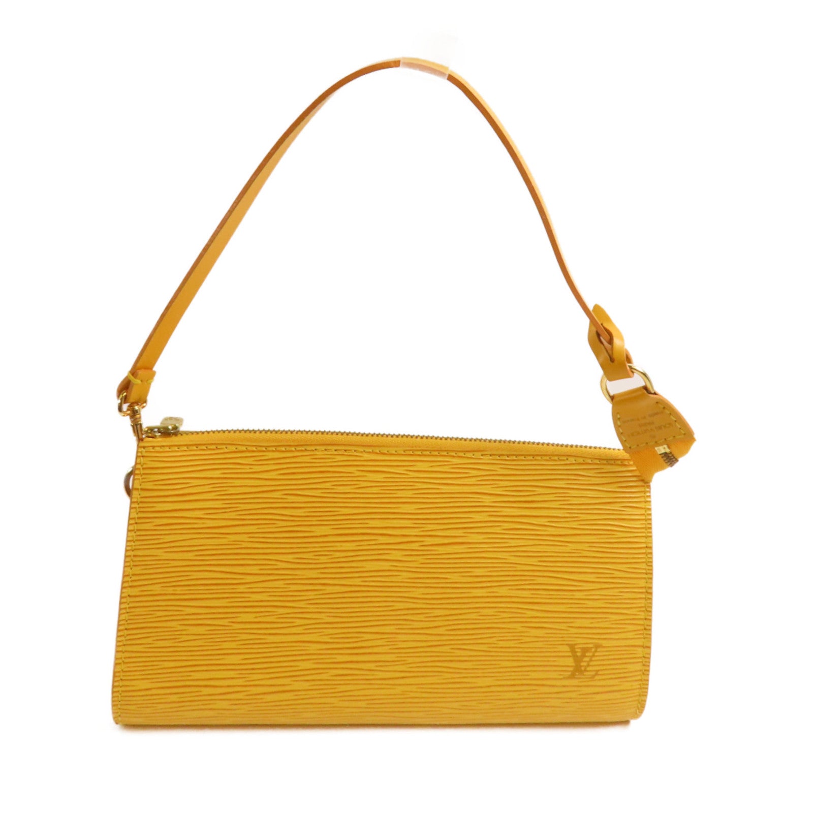 LOUIS VUITTON Epi Pochette Accessories Pouch金扣手挽袋