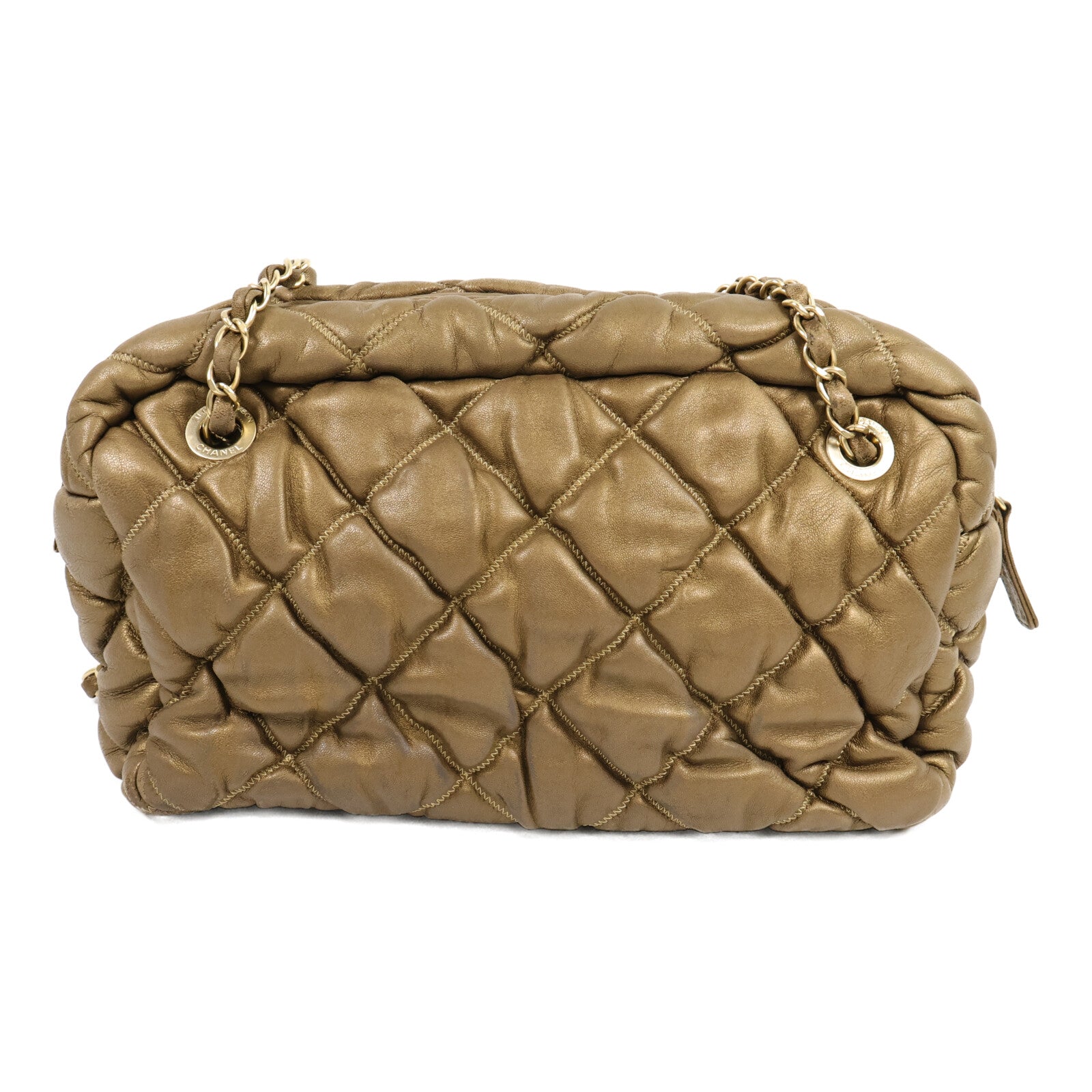 CHANEL 牛皮皮革Chain Shoulder Bag鏈帶肩背袋