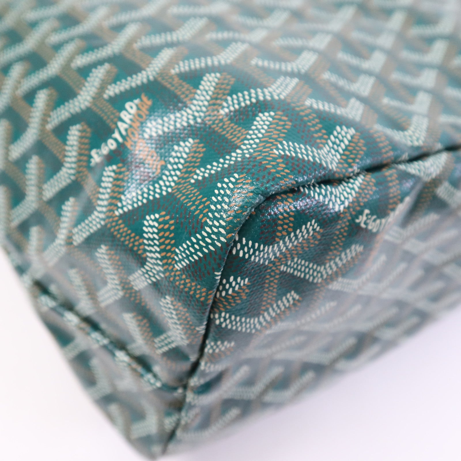 GOYARD 塗層帆布Saint Louis PM銀扣手挽袋