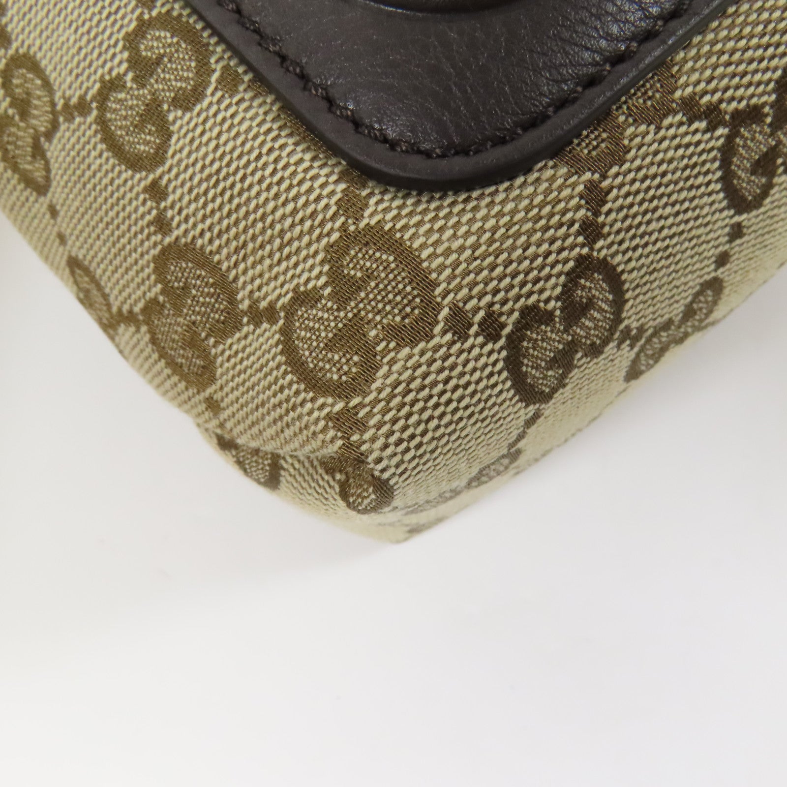 GUCCI 【激減優惠】帆布Small Crossbody Bag銀扣肩背袋