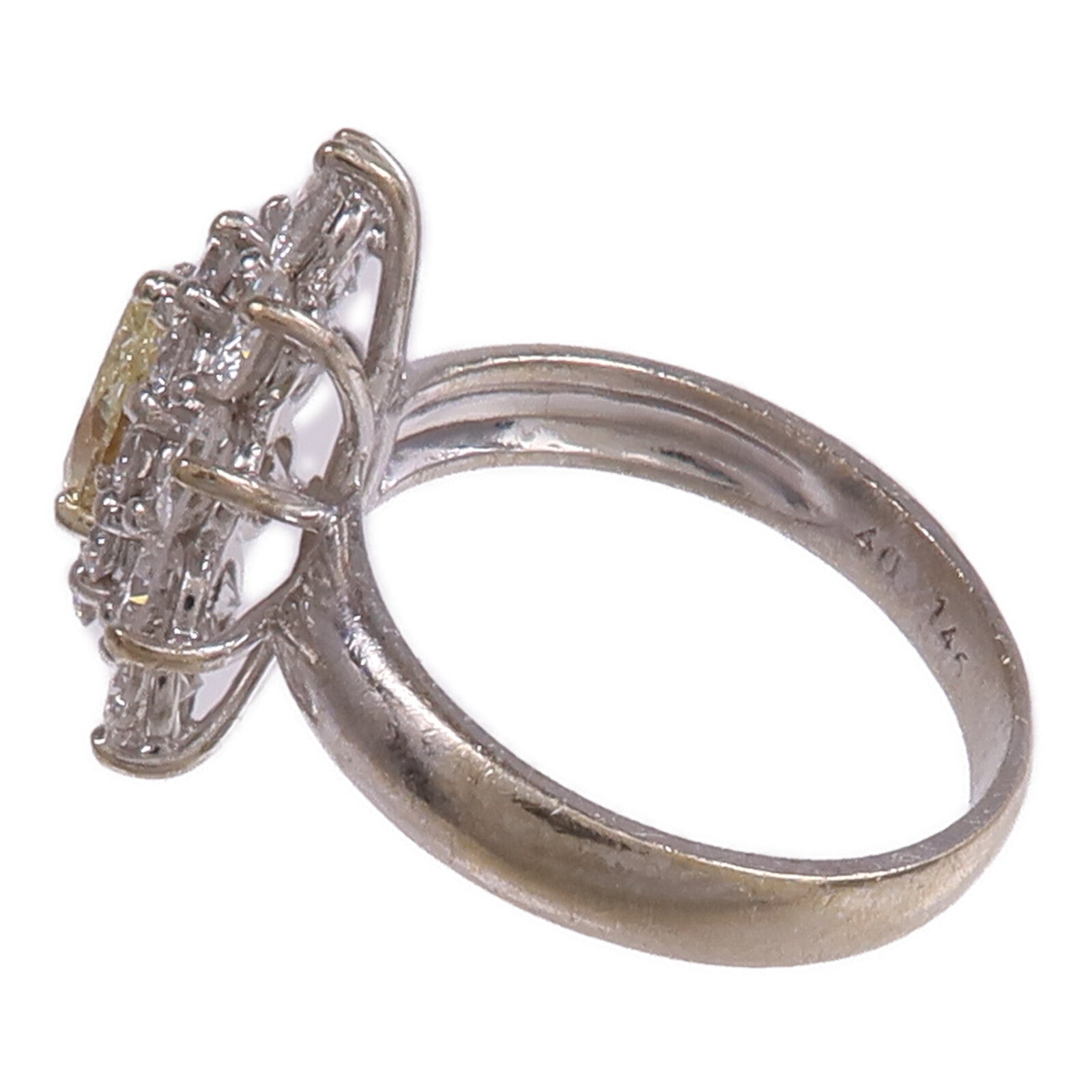JEWELRY 18K白金Diamond Ring鑽石戒指US#4.25