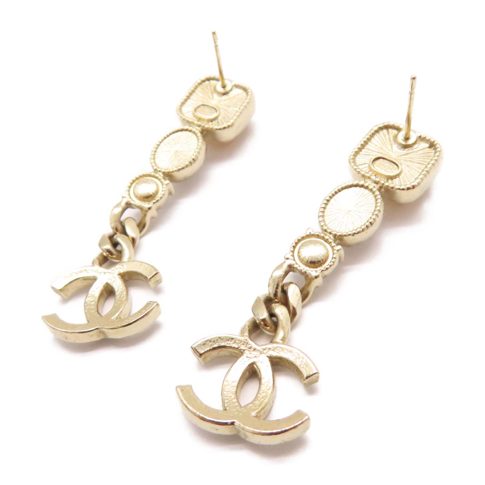 CHANEL 【激減優惠】金屬Earring耳環金色