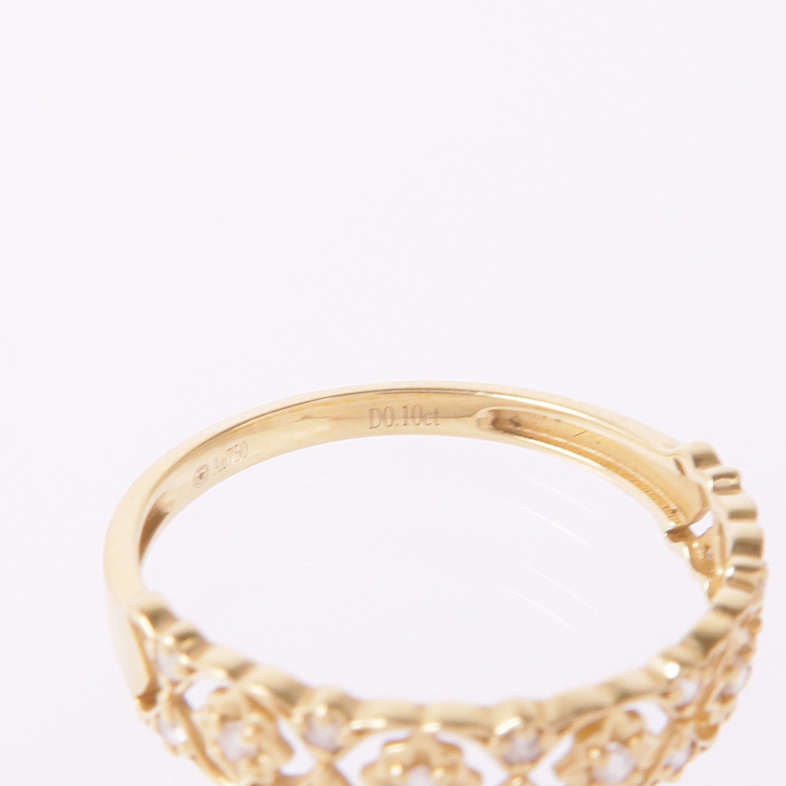 JEWELRY 18K玫瑰金Diamond Ring鑽石戒指US#6.5