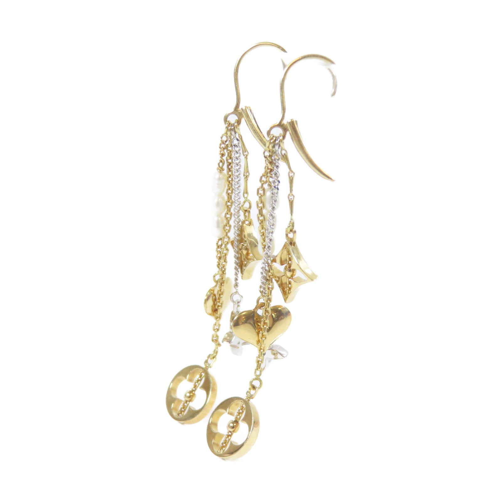 LOUIS VUITTON 金屬Earrings耳環金色/銀色