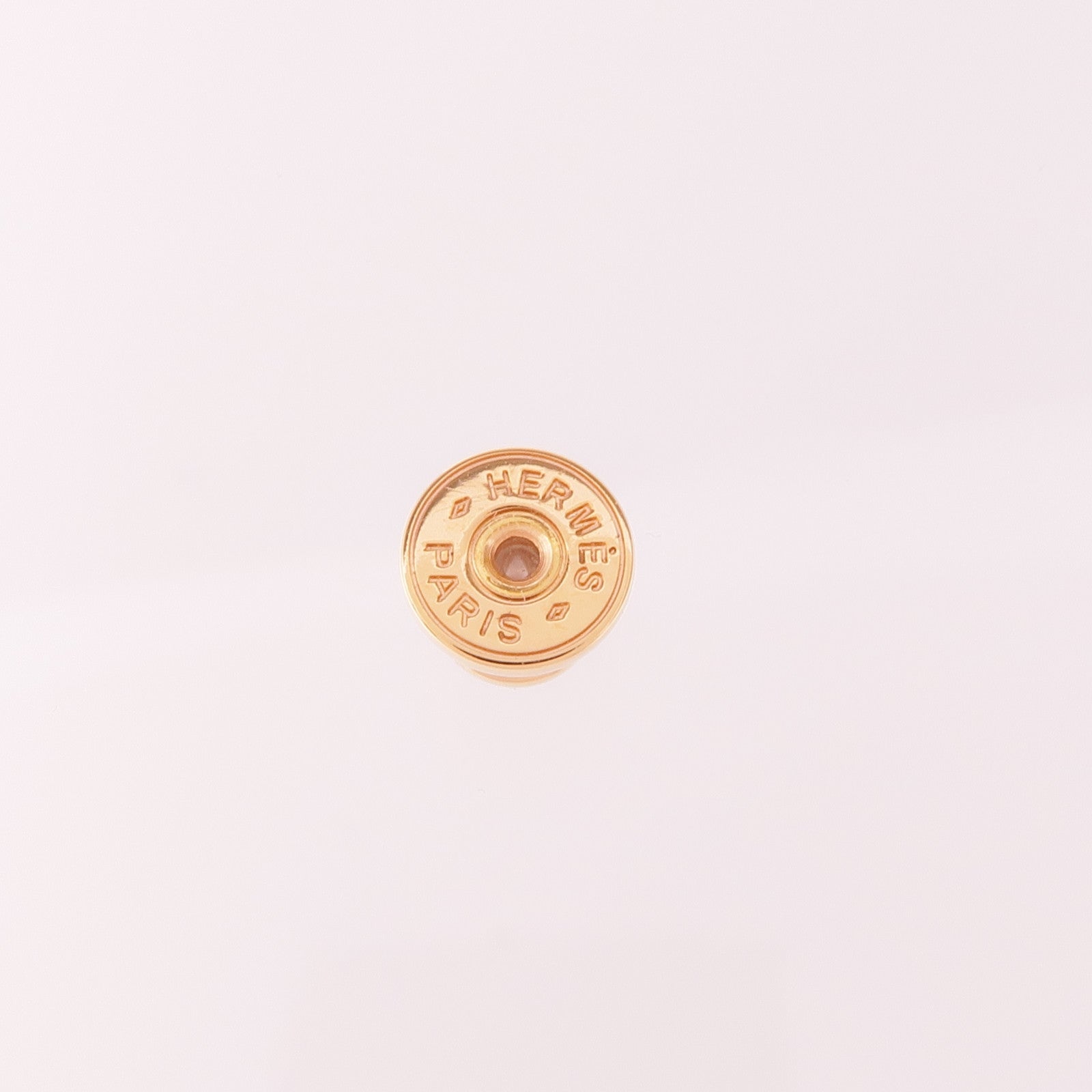 HERMES 金屬Mini Pop H Earrings耳環3Q Rose Sakura