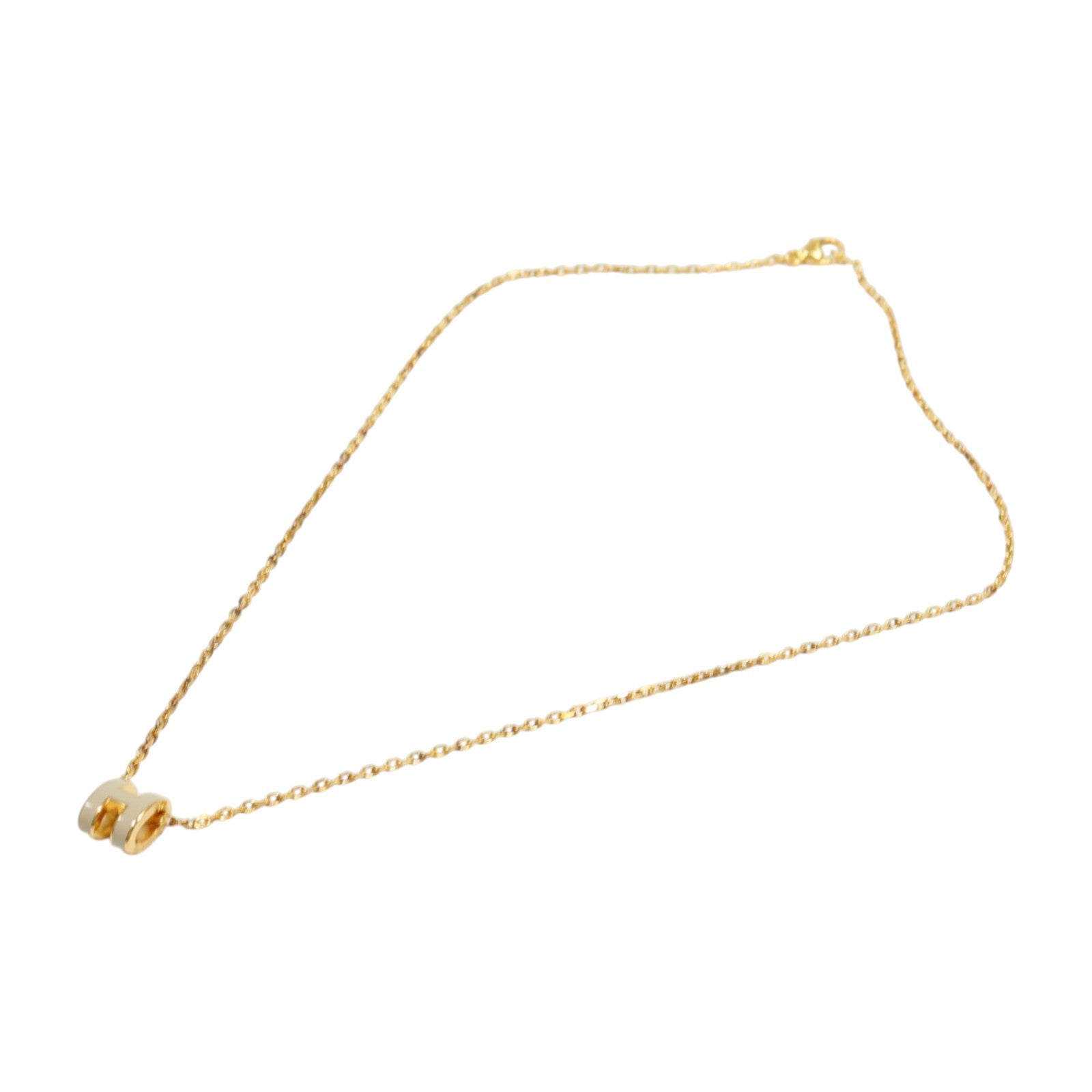 HERMES 琺瑯/金屬Mini Pop H Necklace項鍊