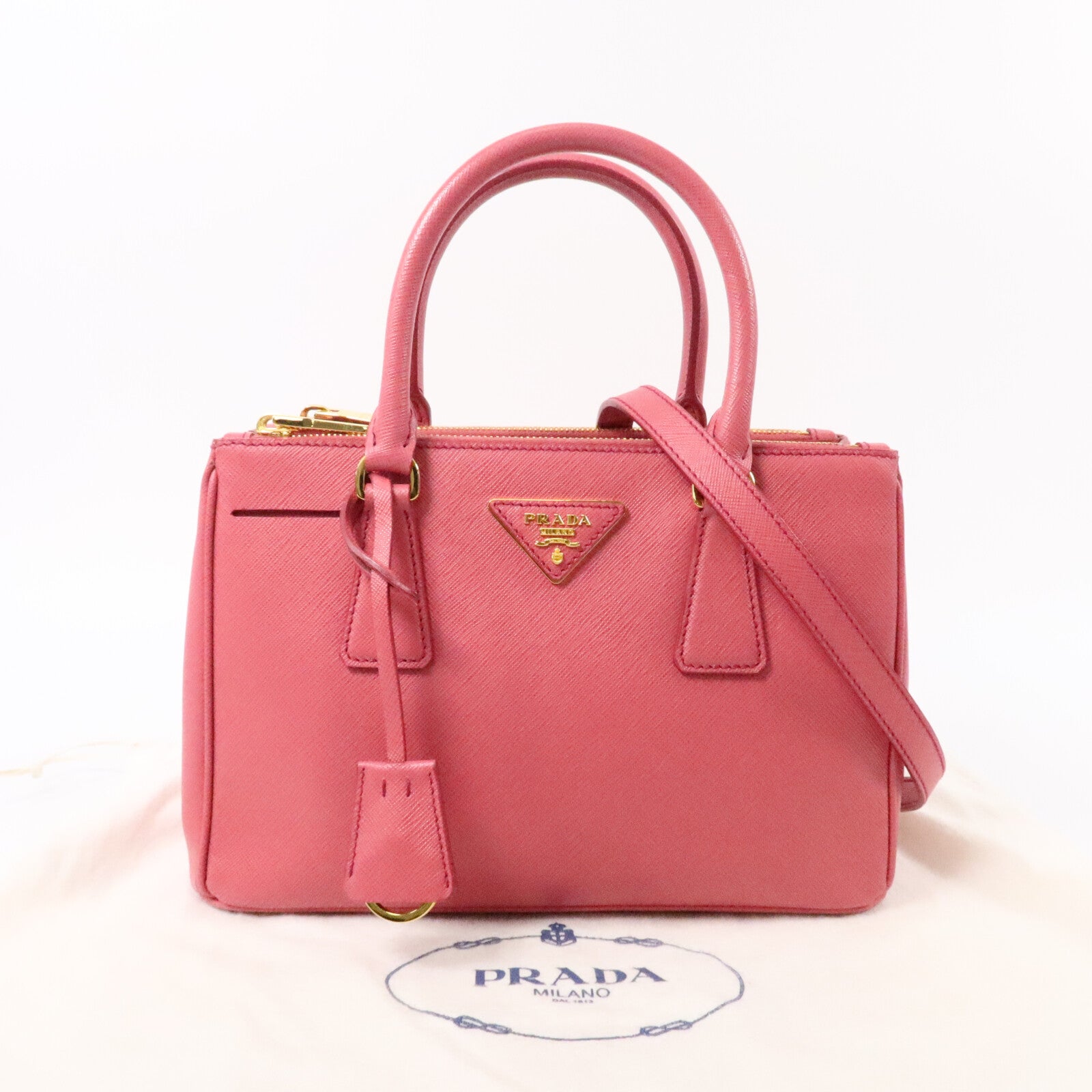 PRADA Saffiano皮革Killer Bag手挽肩背兩用袋