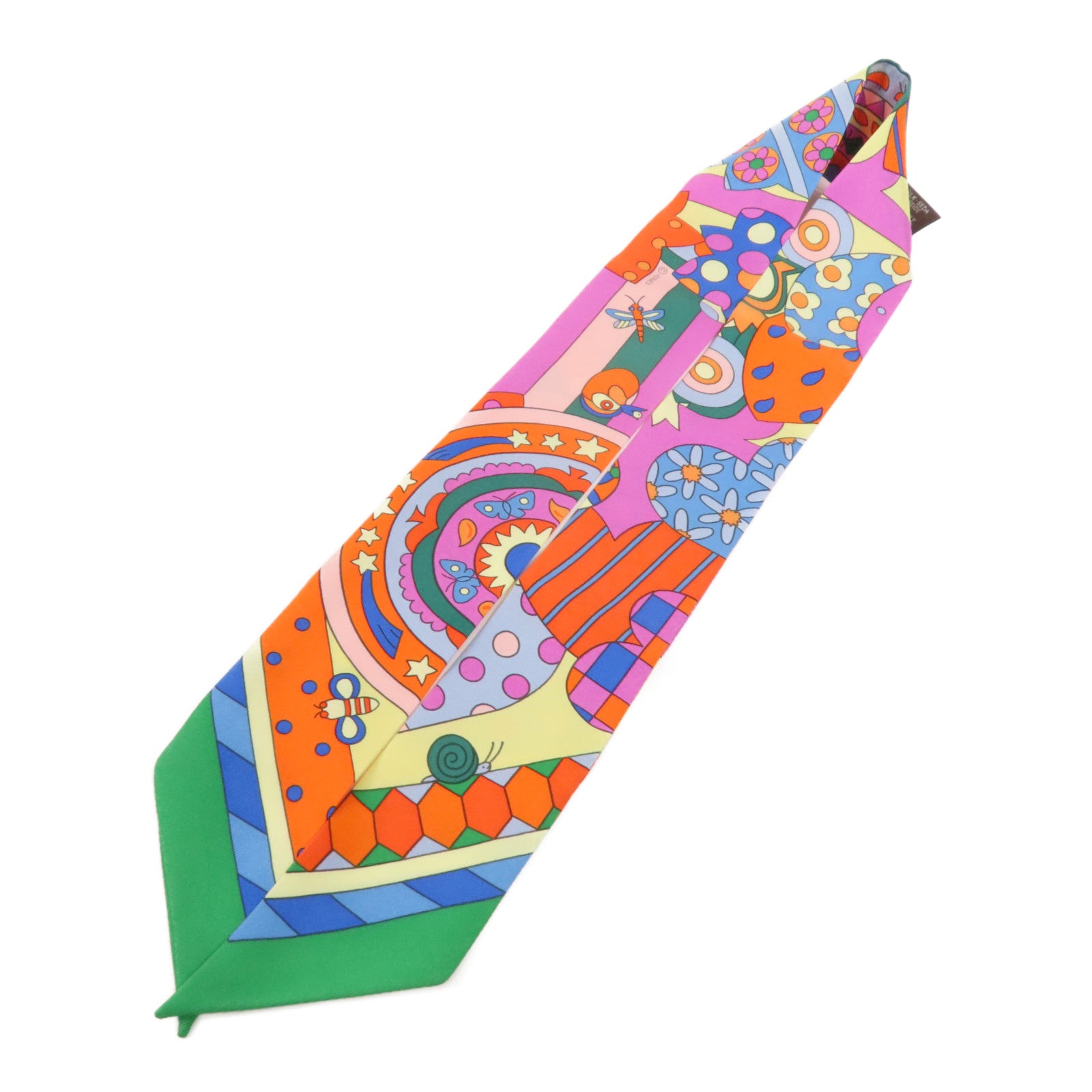 HERMES 絲質Twilly絲巾