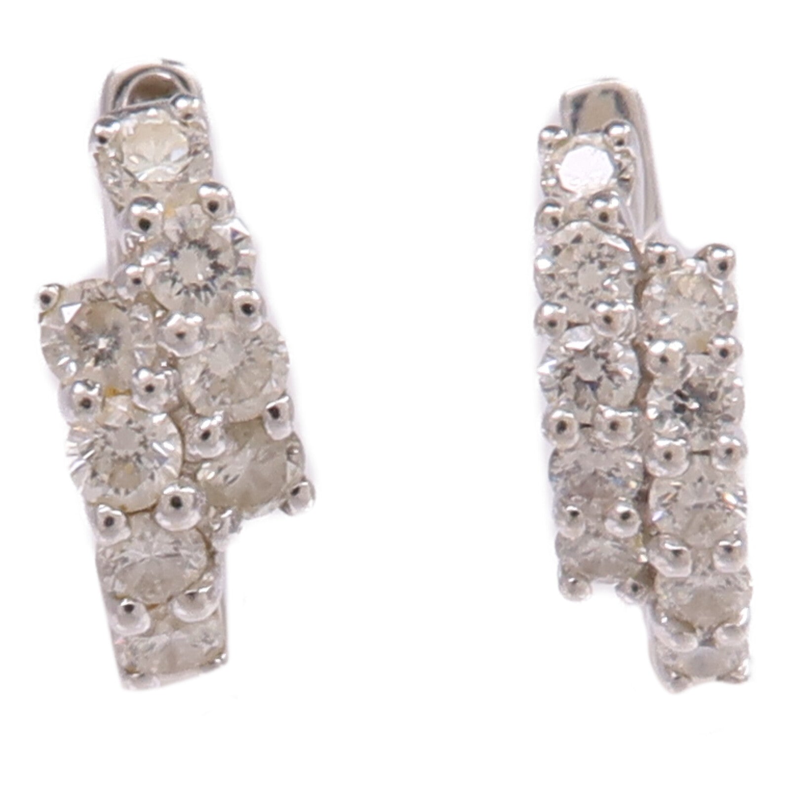 JEWELRY 18K白金Diamond Earrings鑽石耳環