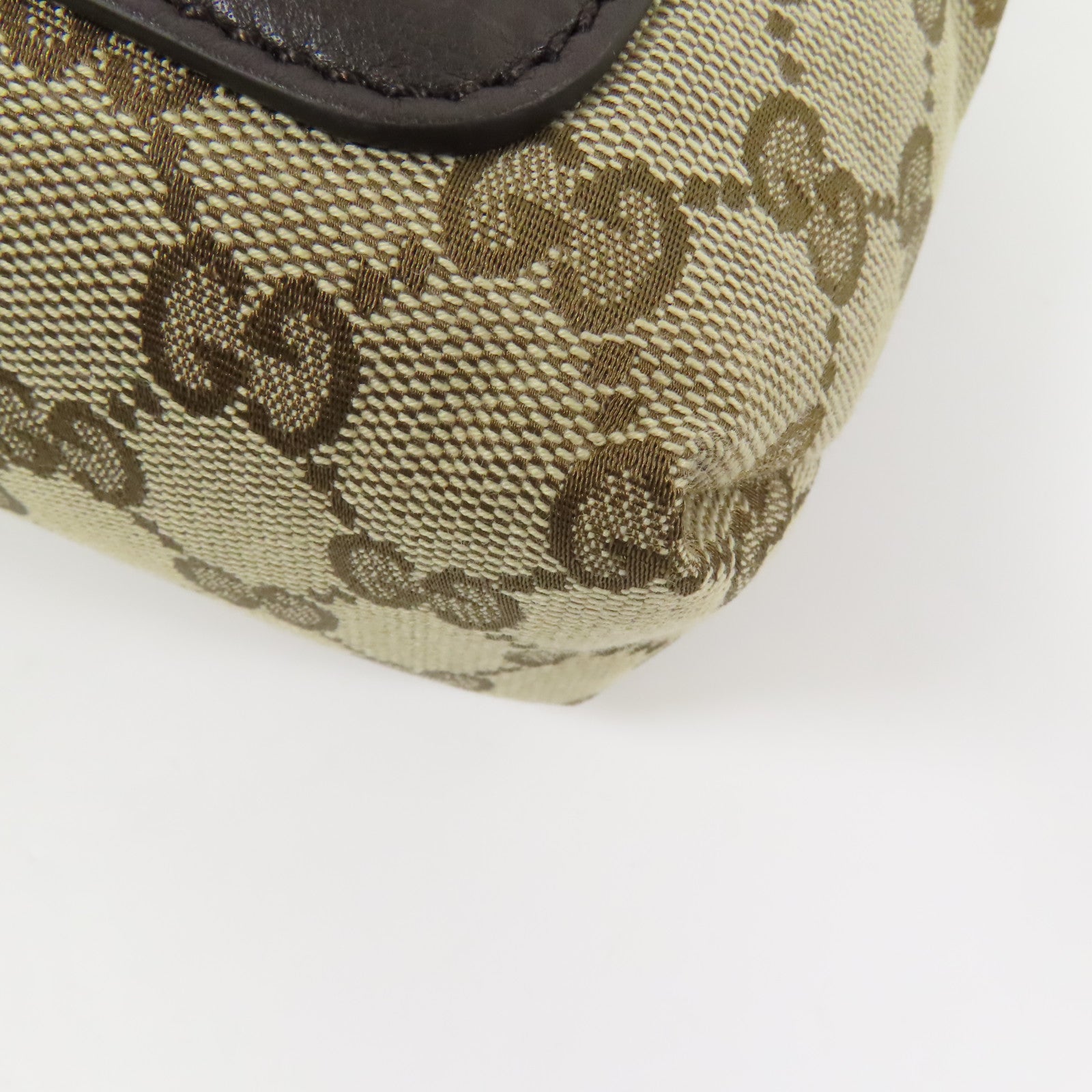 GUCCI 帆布Small Crossbody Bag銀扣肩背袋