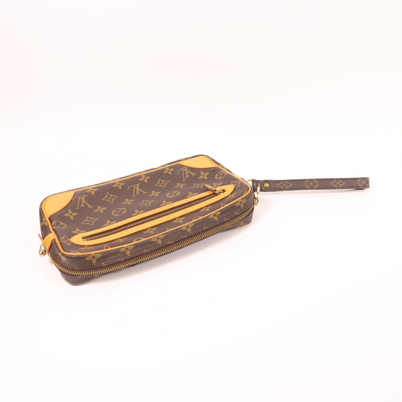 LOUIS VUITTON 【激減優惠】Monogram Marly Dragonne金扣手拿包